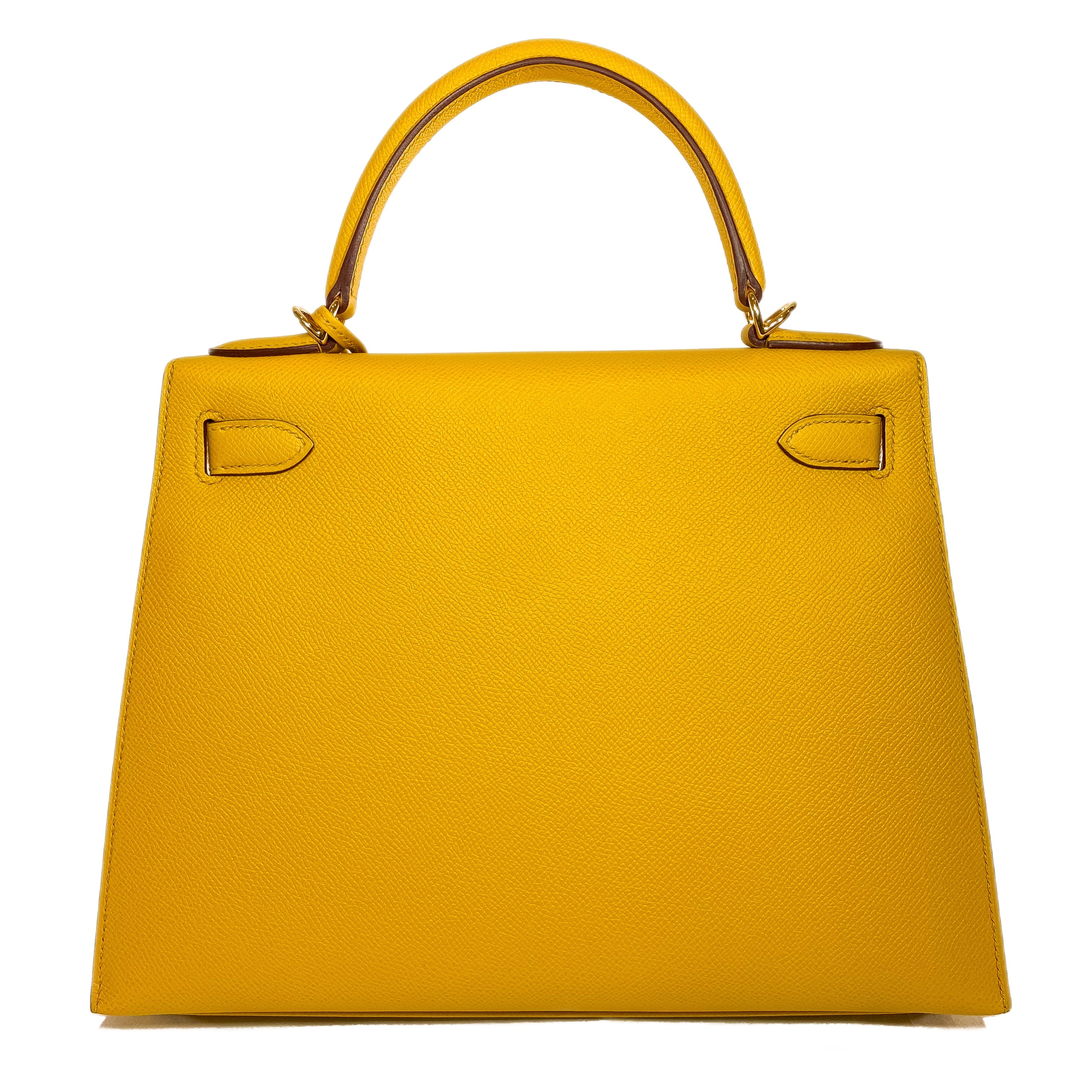 Hermes Kelly 28 Jaune Ambre Epsom Gold Hardware