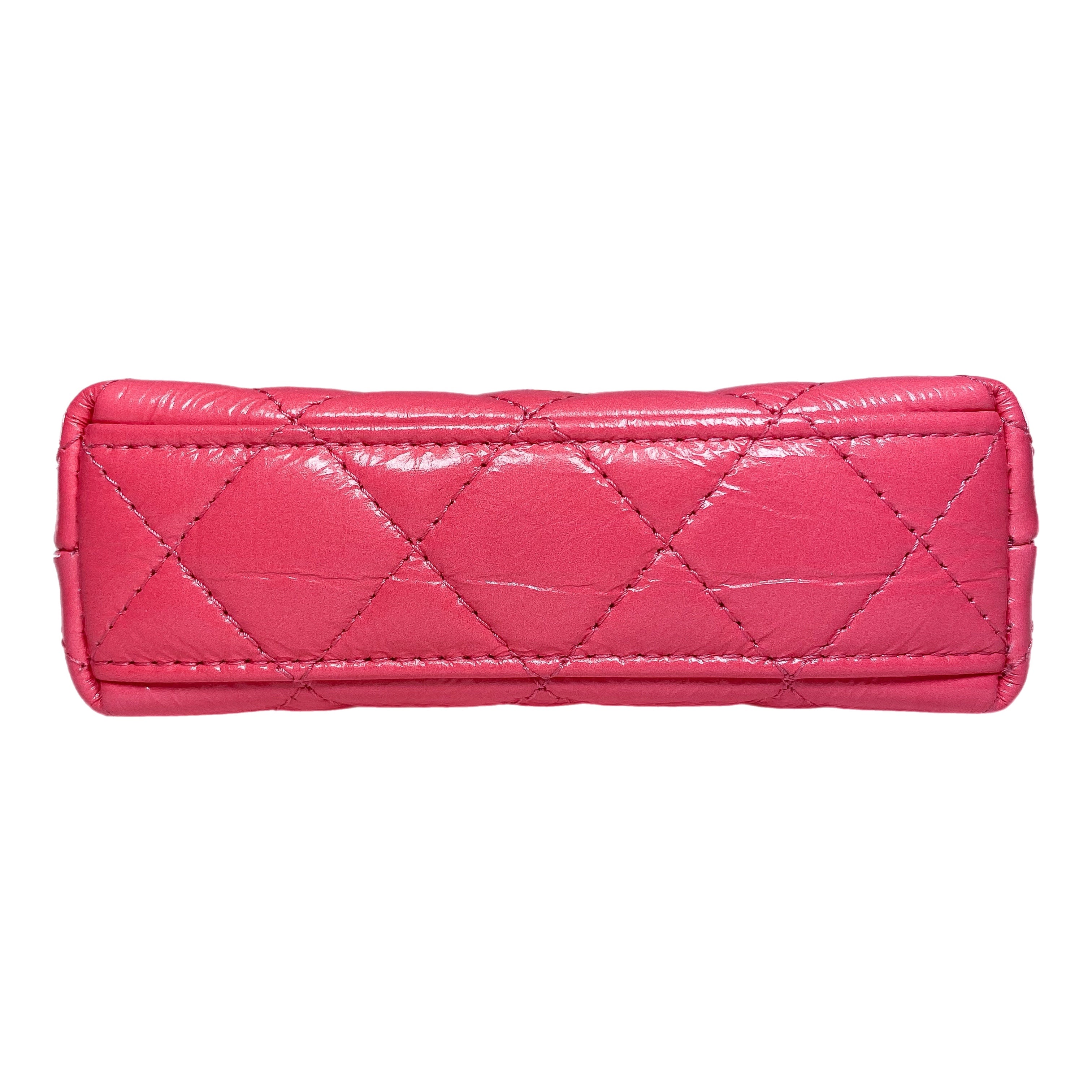 Chanel Hot Pink Mini Nano Kelly Top Handle