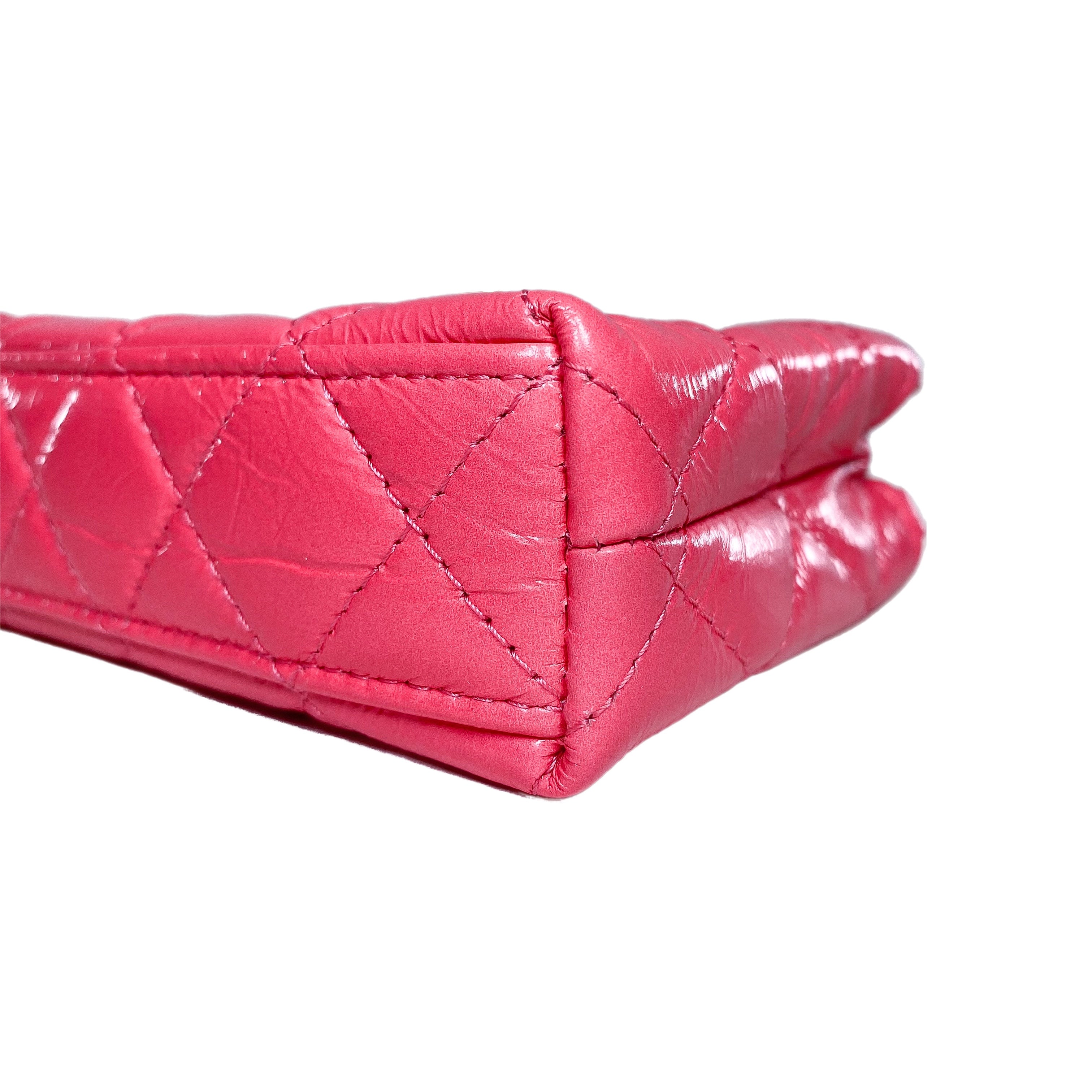 Chanel Hot Pink Mini Nano Kelly Top Handle