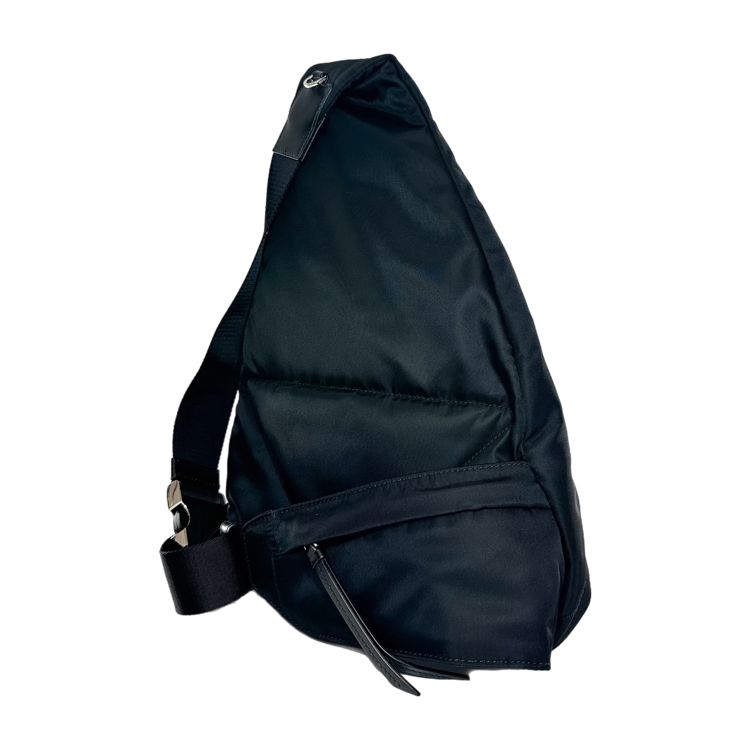 Prada Black Re-Nylon Sling Backpack