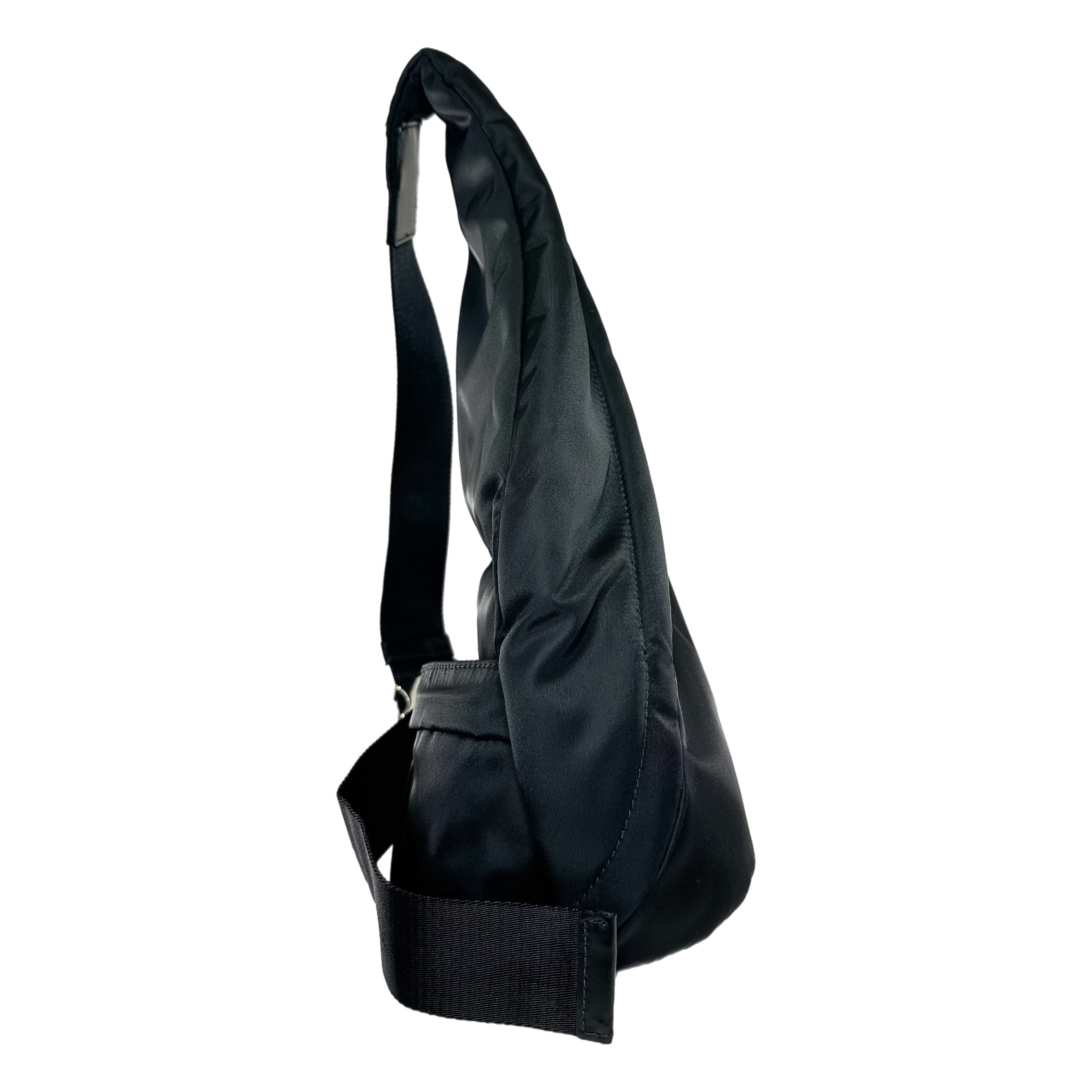 Prada Black Re-Nylon Sling Backpack