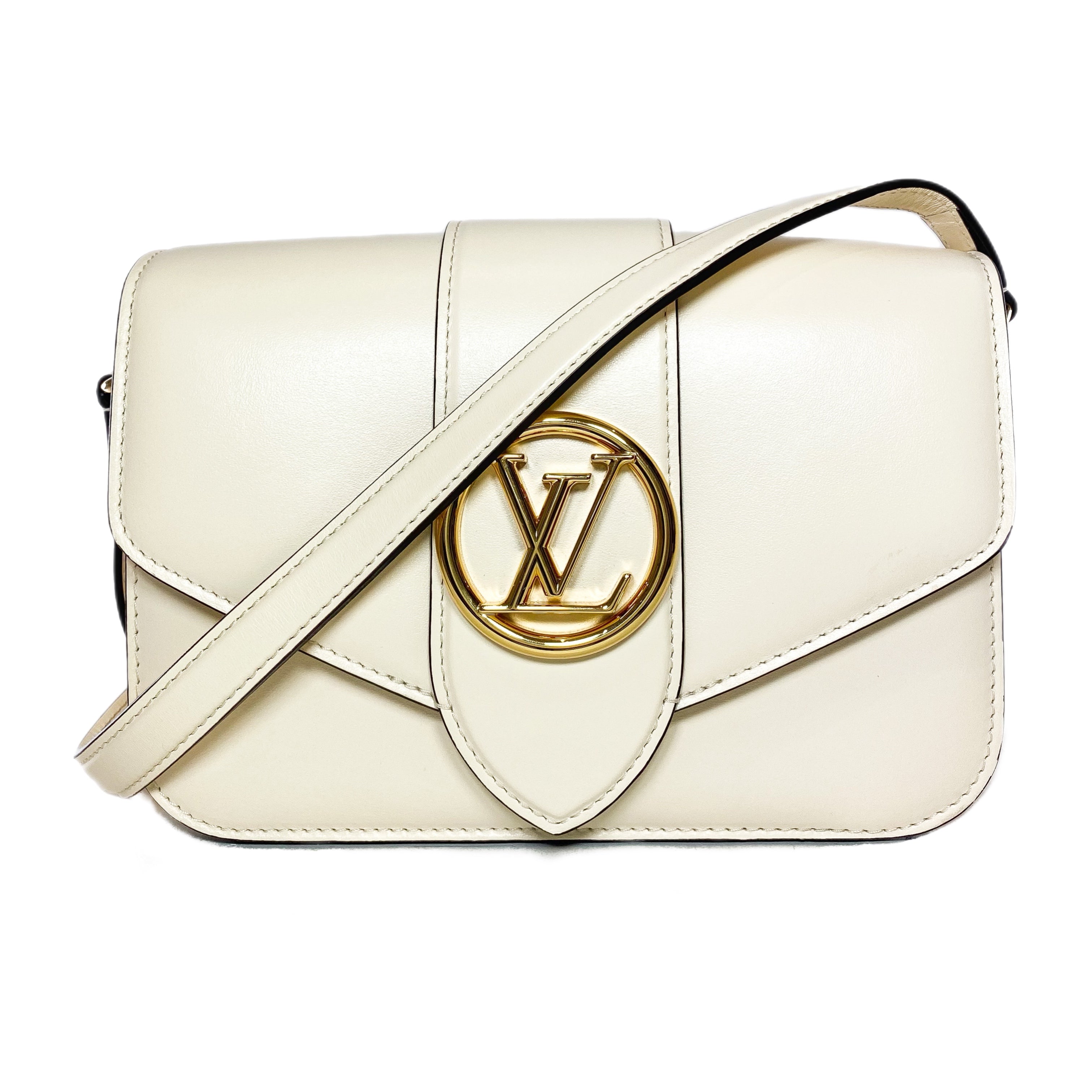 Louis Vuitton Creme Pont 9 Crossbody Bag