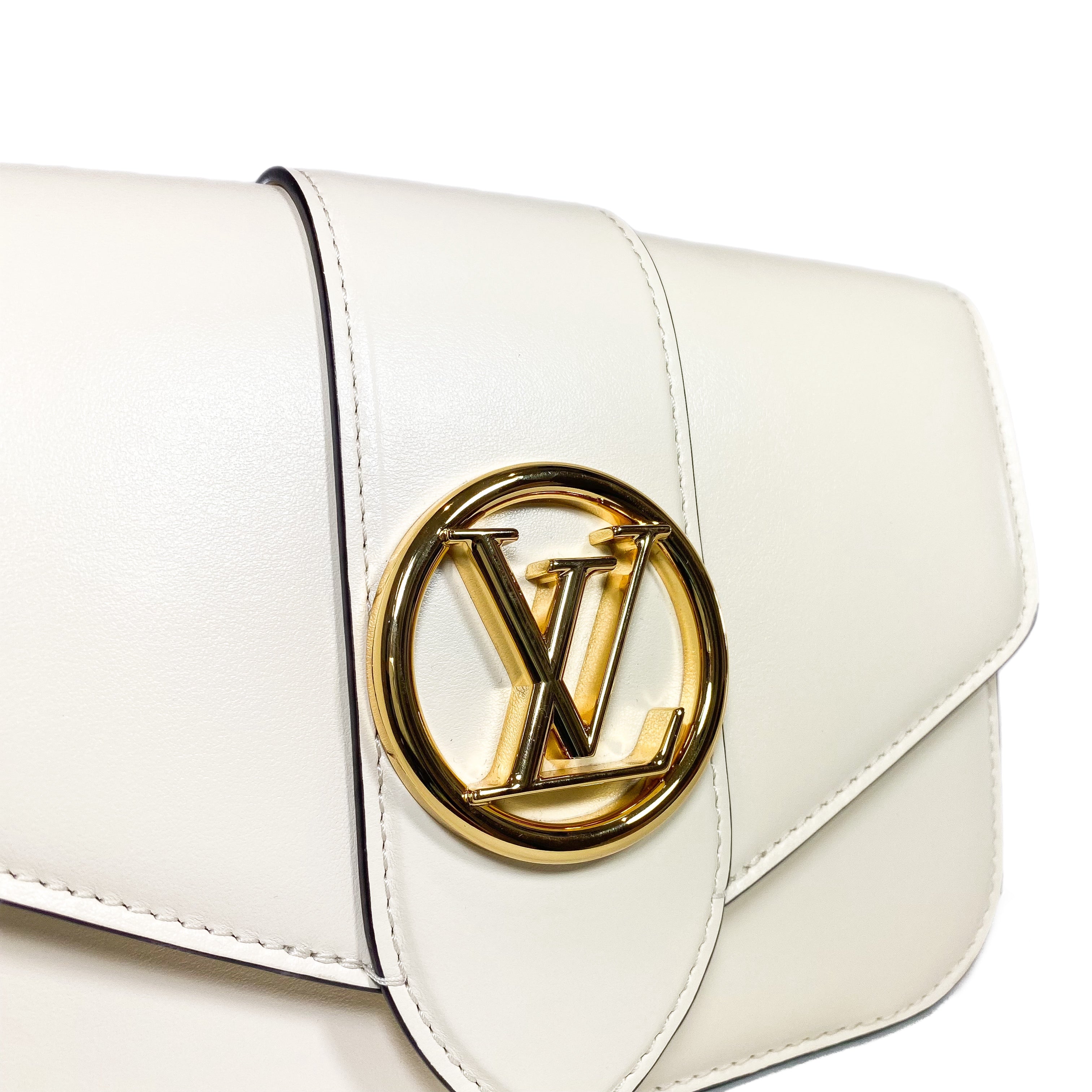 Louis Vuitton Creme Pont 9 Crossbody Bag