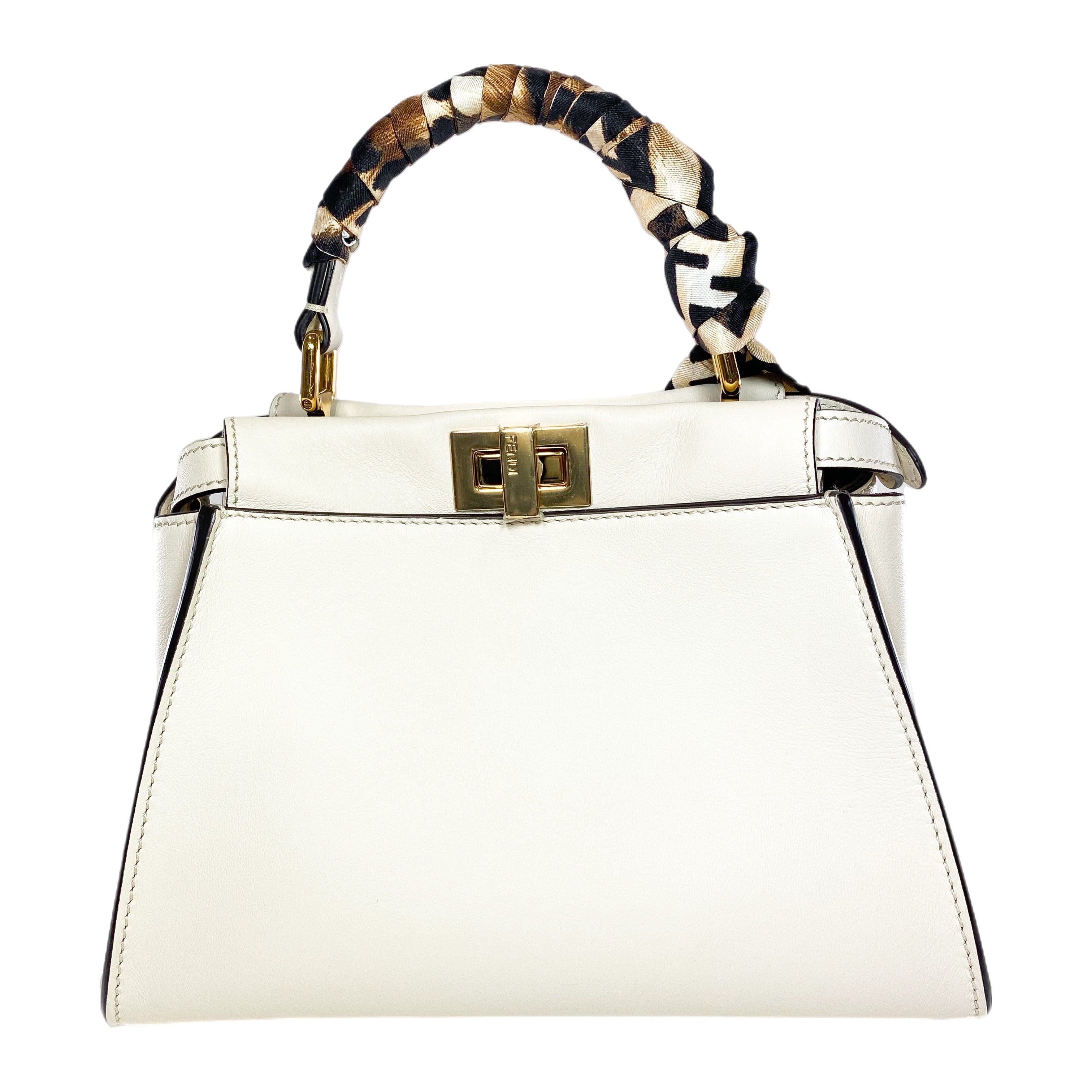 Fendi Ivory ISeeU Peekaboo with Twilly