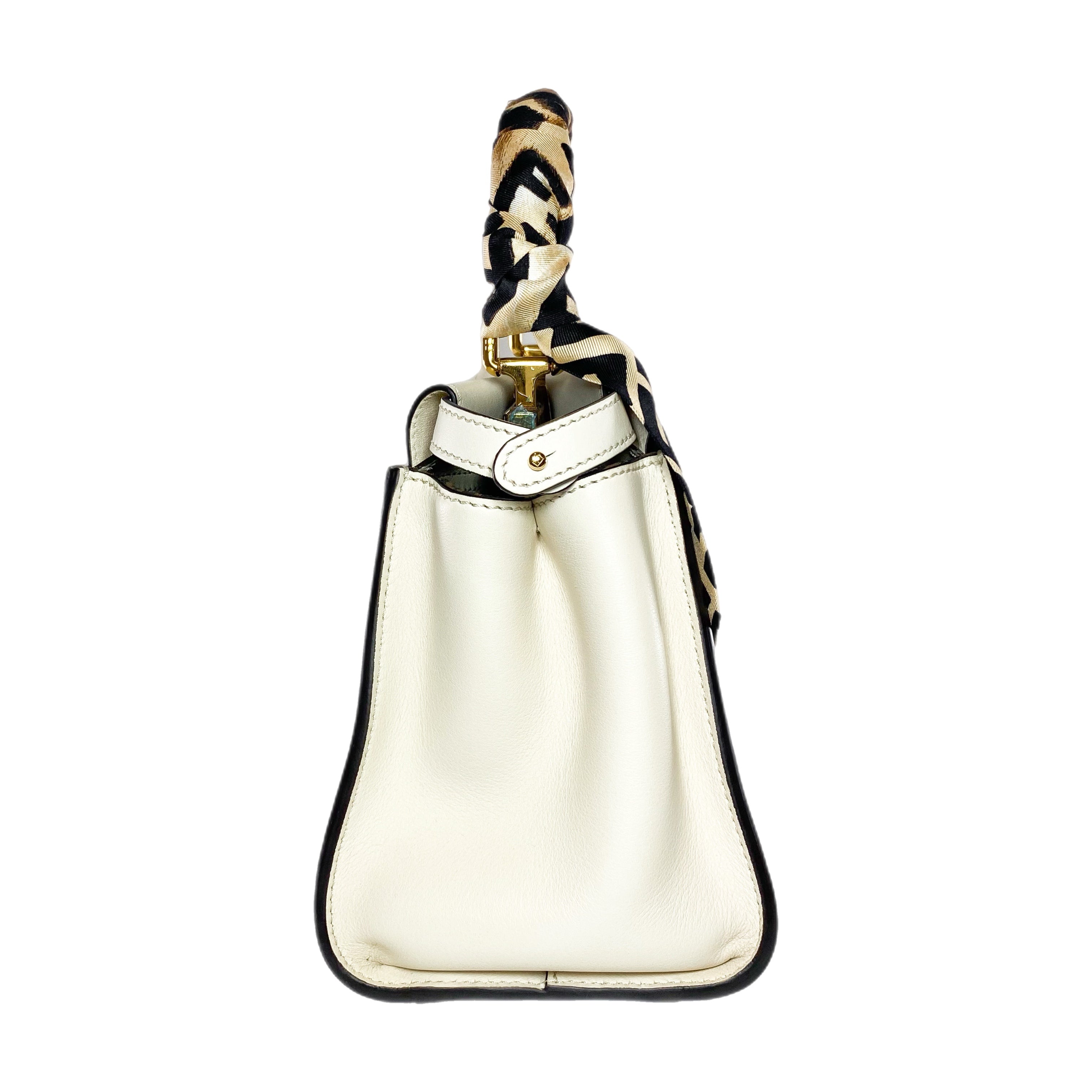 Fendi Ivory ISeeU Peekaboo with Twilly