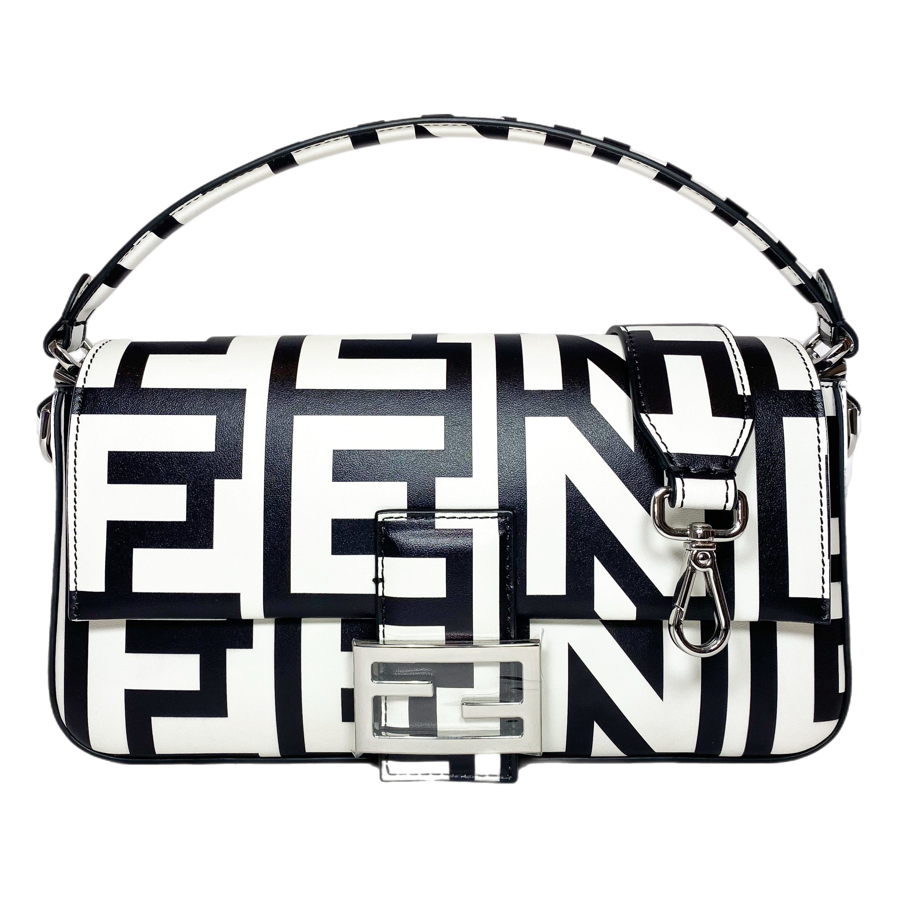 Fendi x Marc Jacobs Black White Baguette Consign of the Times