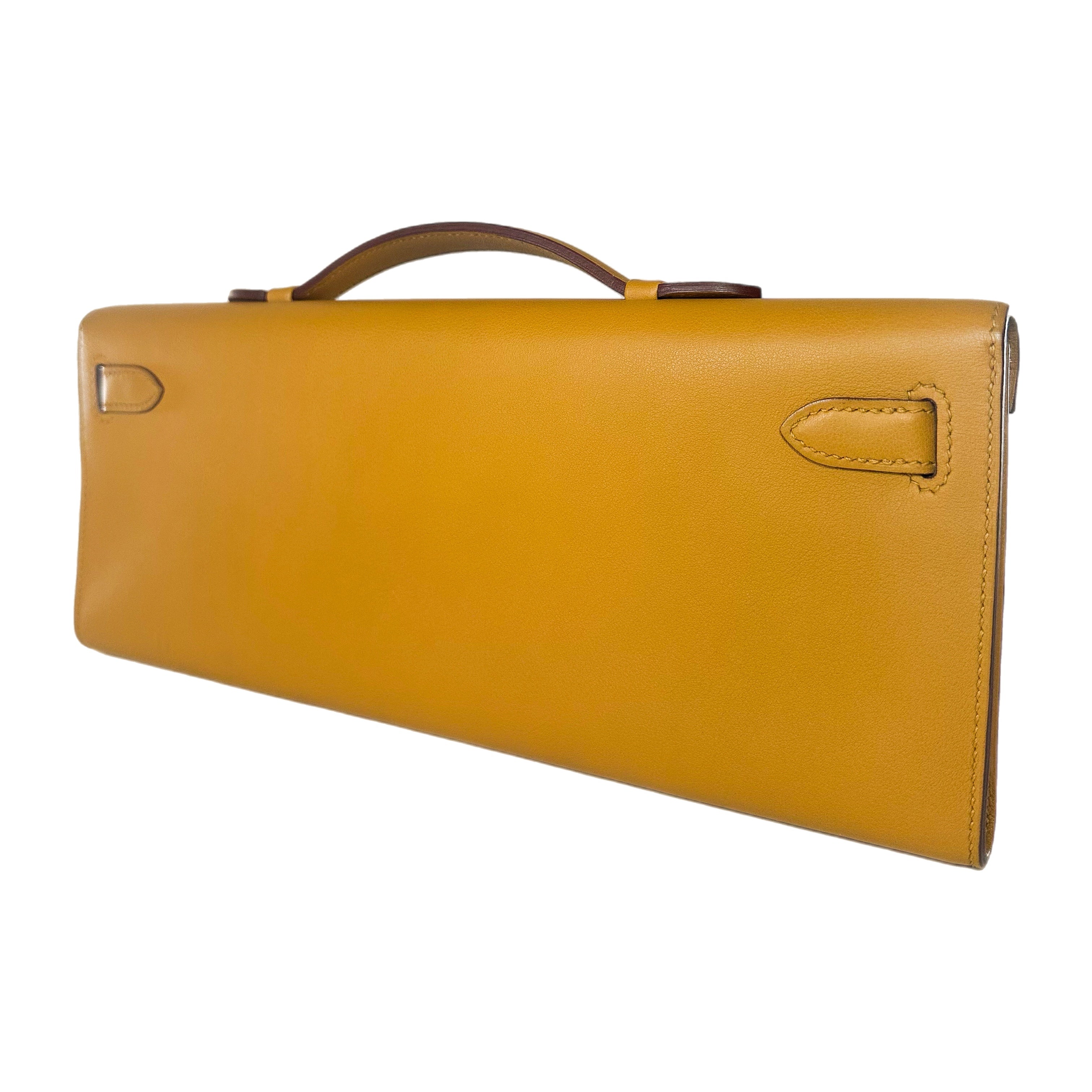 Hermes Kelly Cut Natural Sable Swift Palladium Hardware