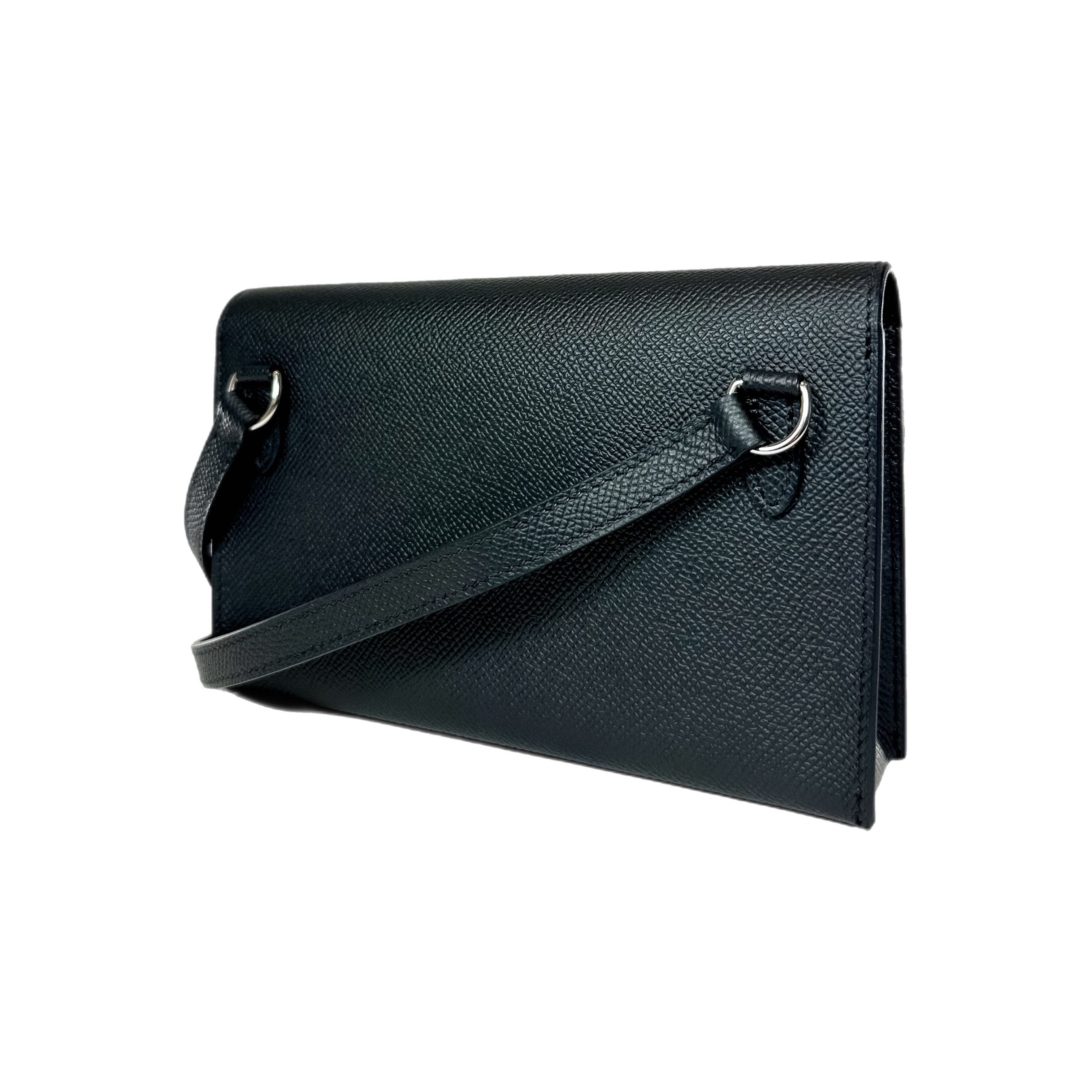 Hermes Hermesnap Black Wallet