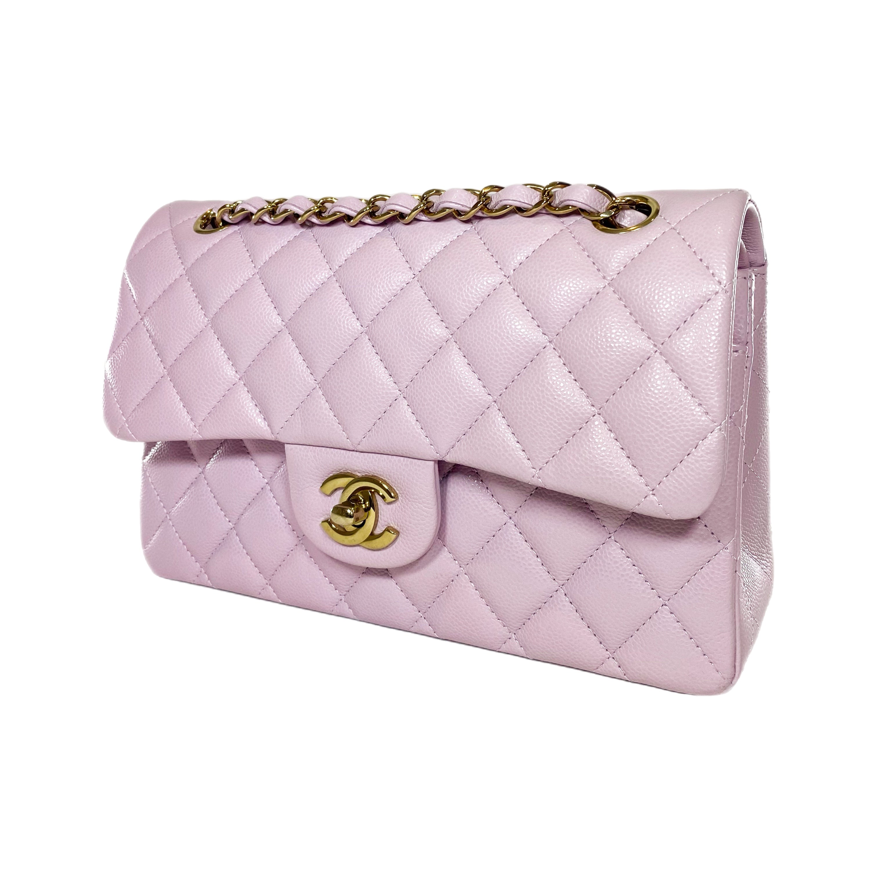 Chanel Lilac Small Classic Double Flap Bag