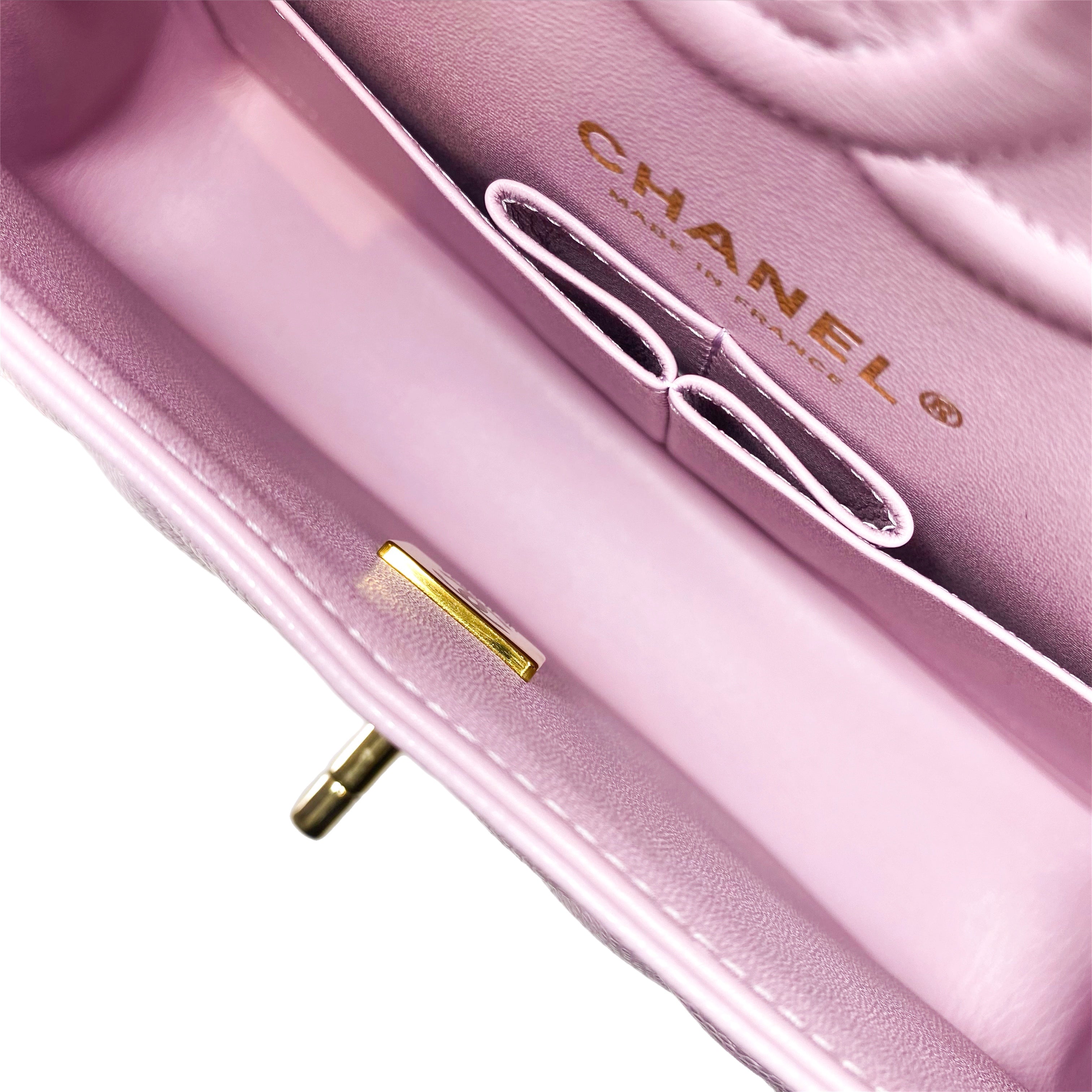 Chanel Lilac Small Classic Double Flap Bag