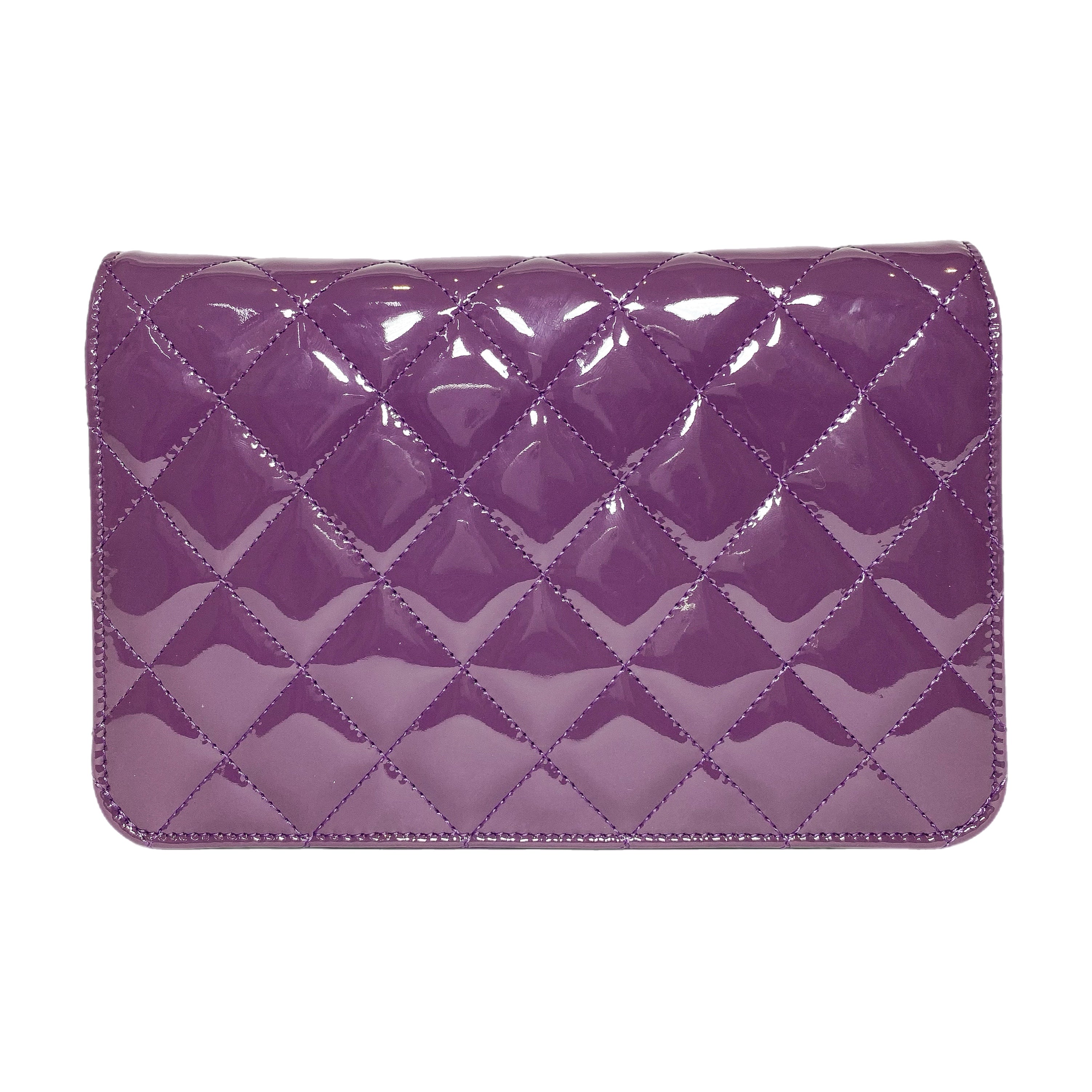 Chanel Violet Brilliant Wallet on Chain