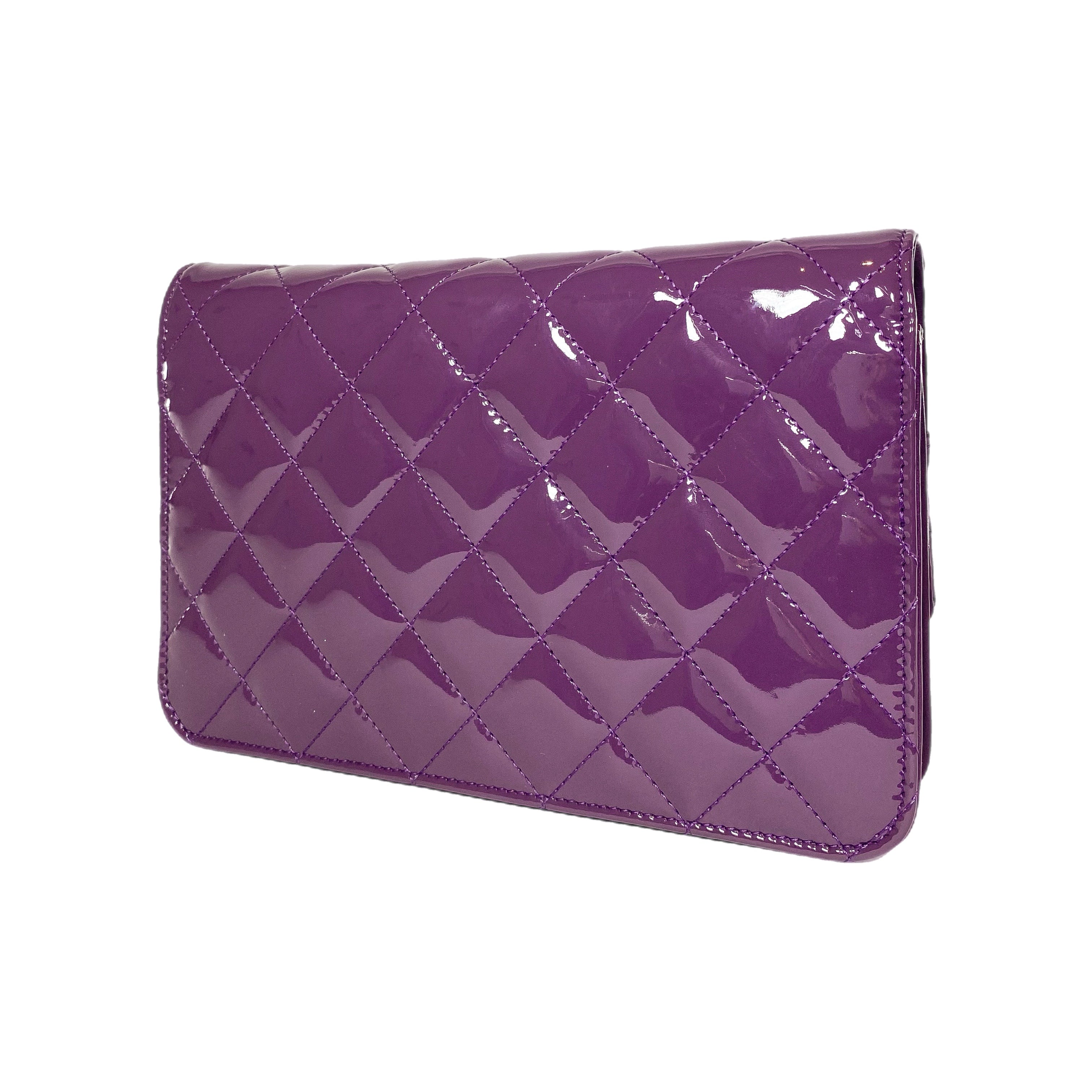 Chanel Violet Brilliant Wallet on Chain