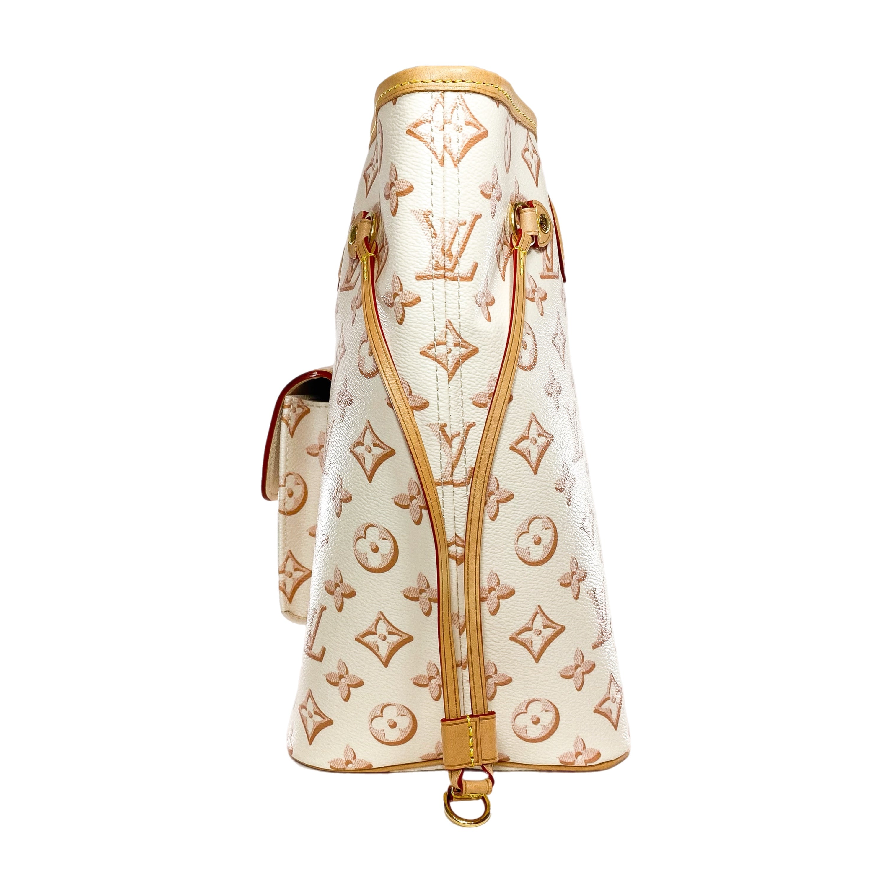 Louis Vuitton Beige Clair Fall for You Monogram Neverfull Tote