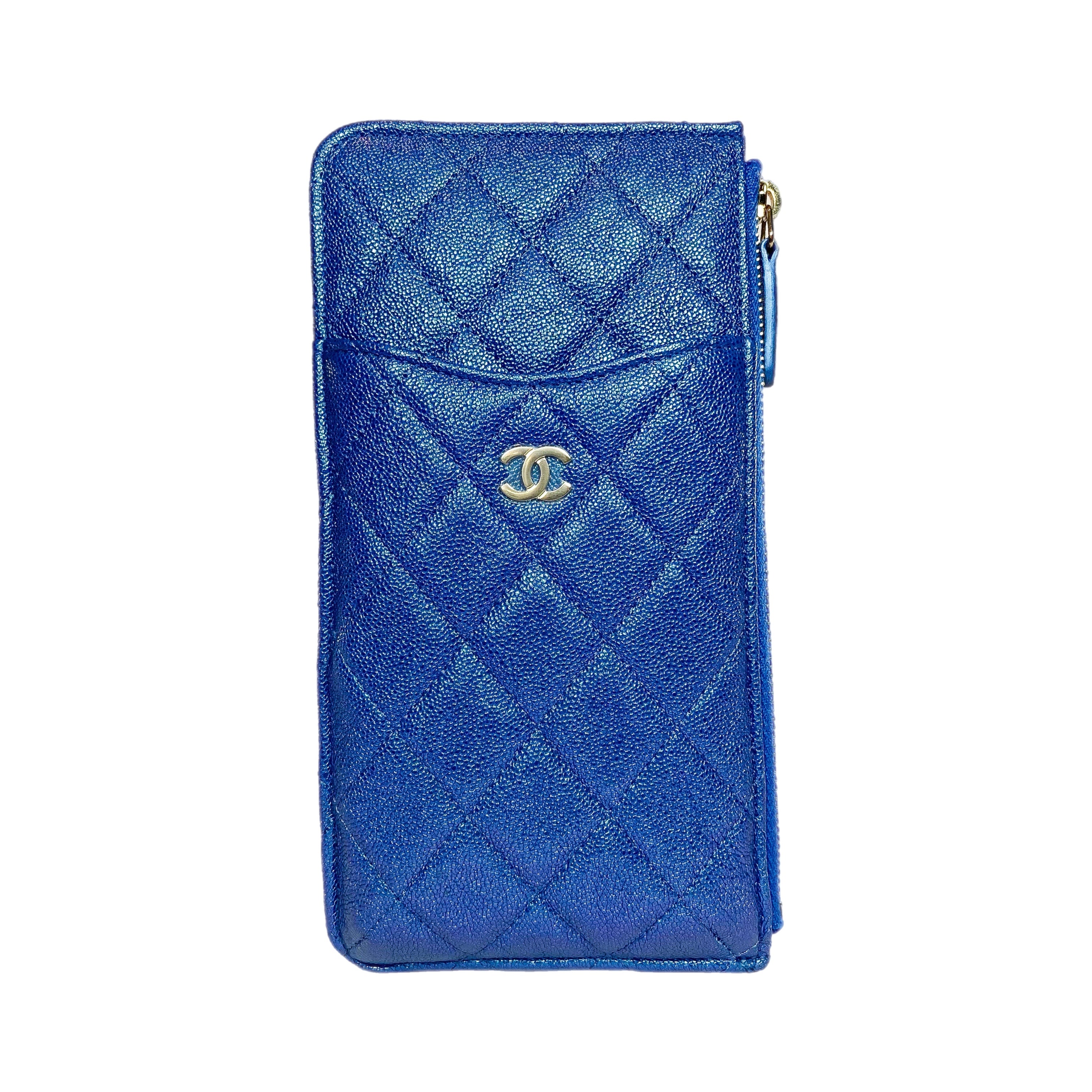 Chanel phone pouch wallet sale