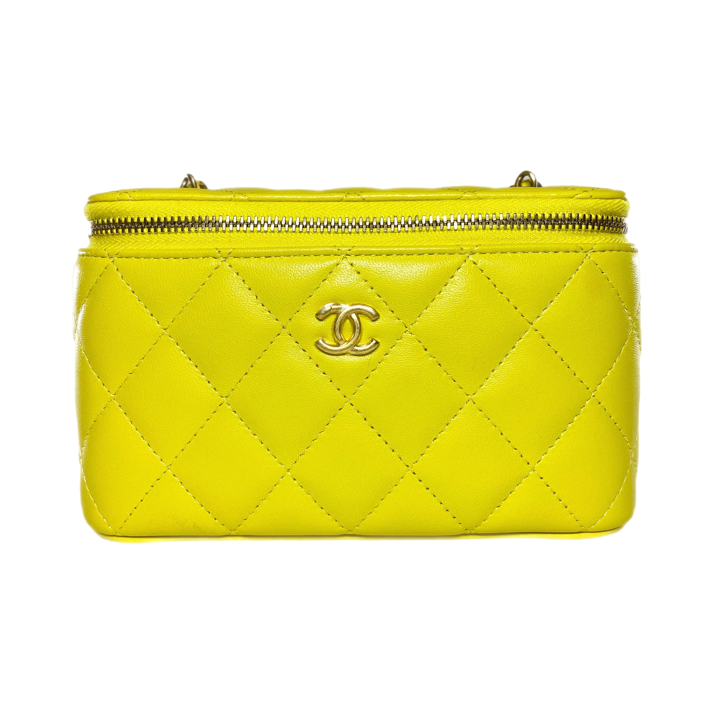 Chanel Yellow Pearl Crush Vanity