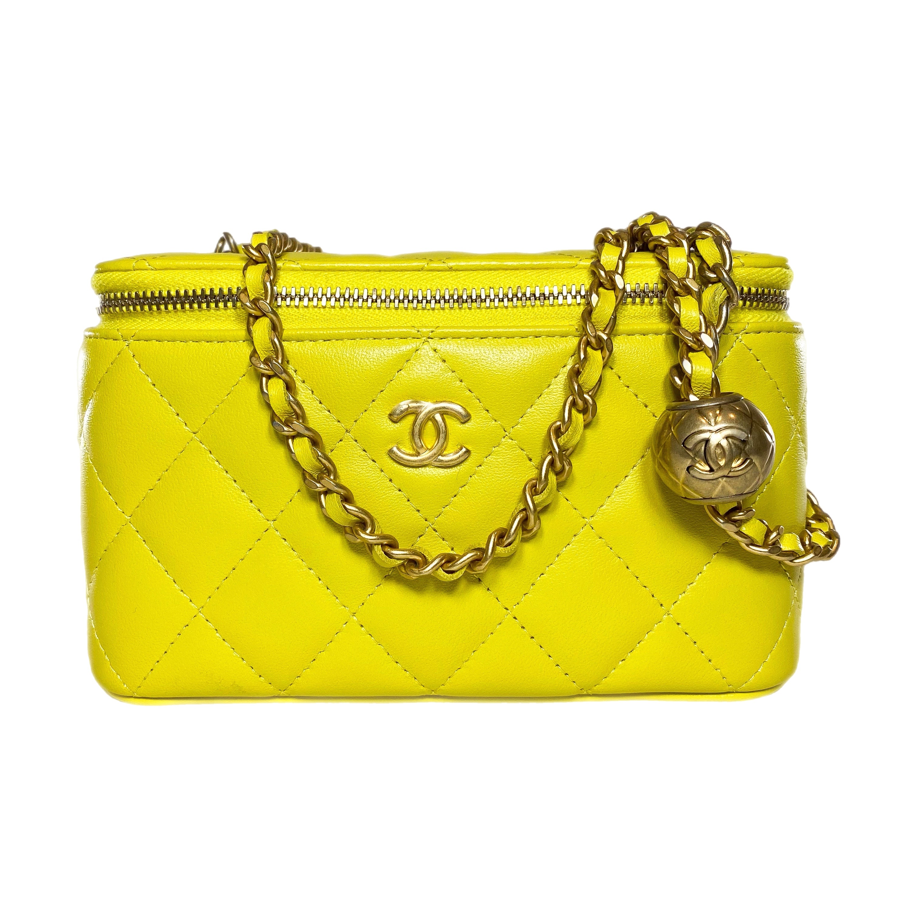 Chanel Yellow Pearl Crush Vanity