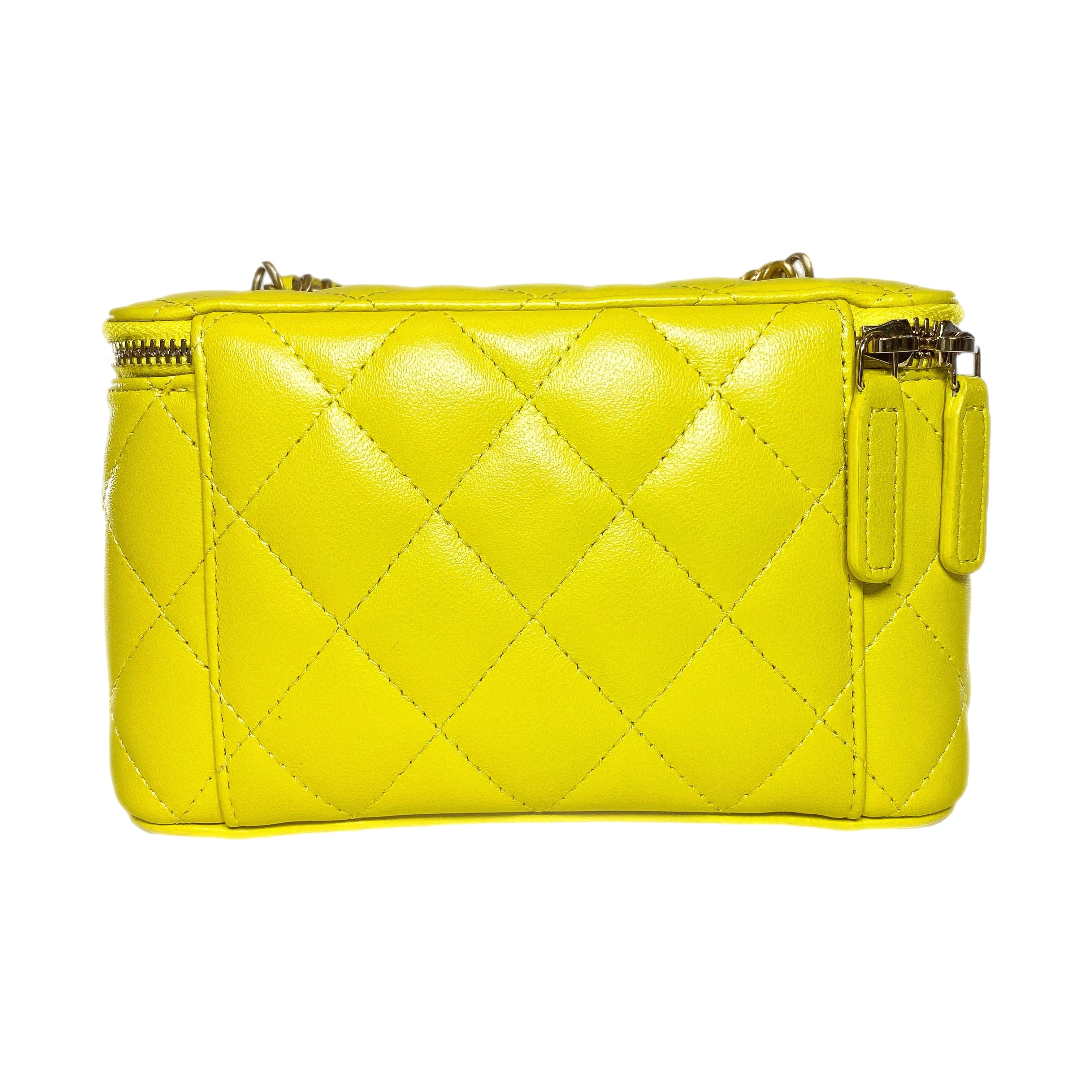 Chanel Yellow Pearl Crush Vanity