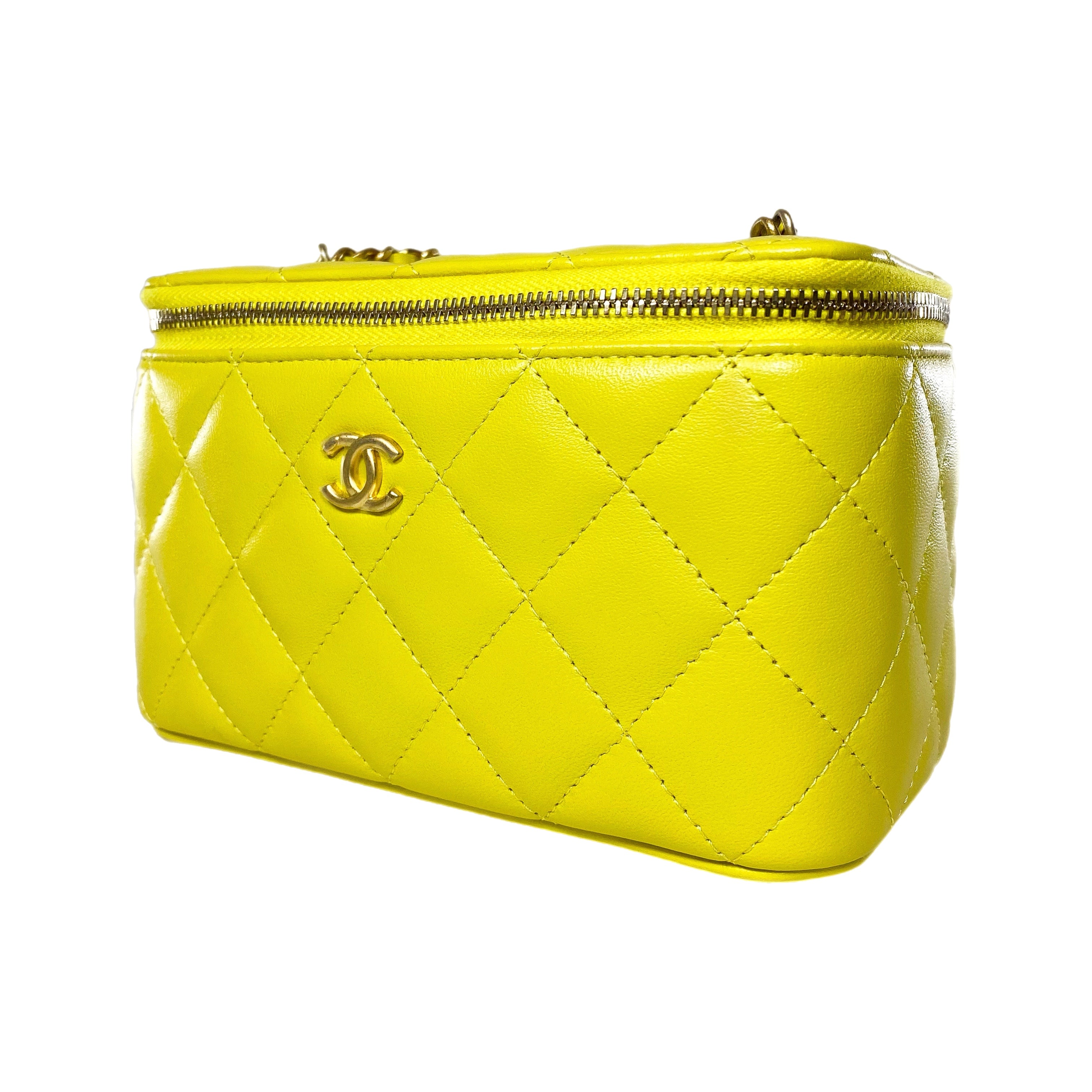 Chanel Yellow Pearl Crush Vanity