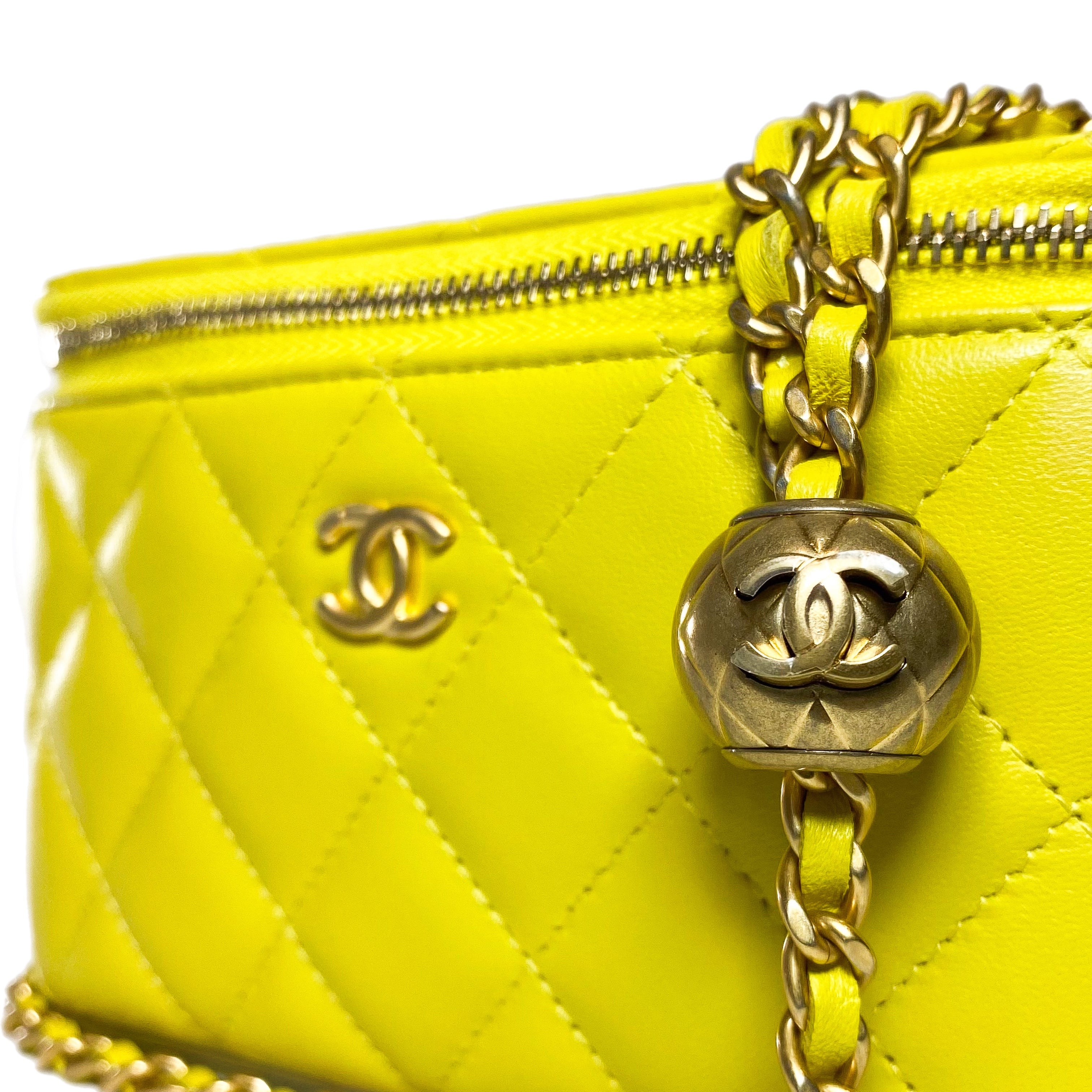 Chanel Yellow Pearl Crush Vanity