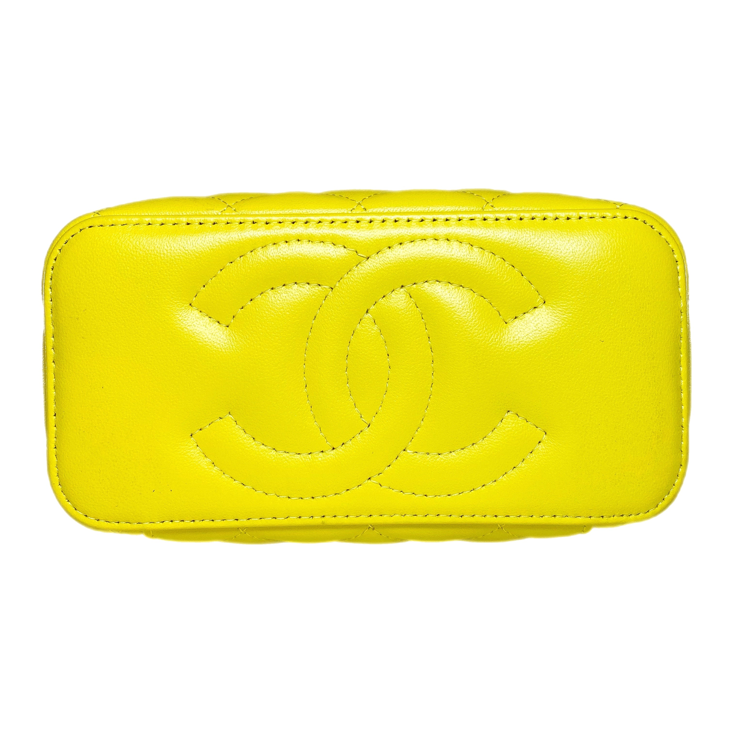 Chanel Yellow Pearl Crush Vanity