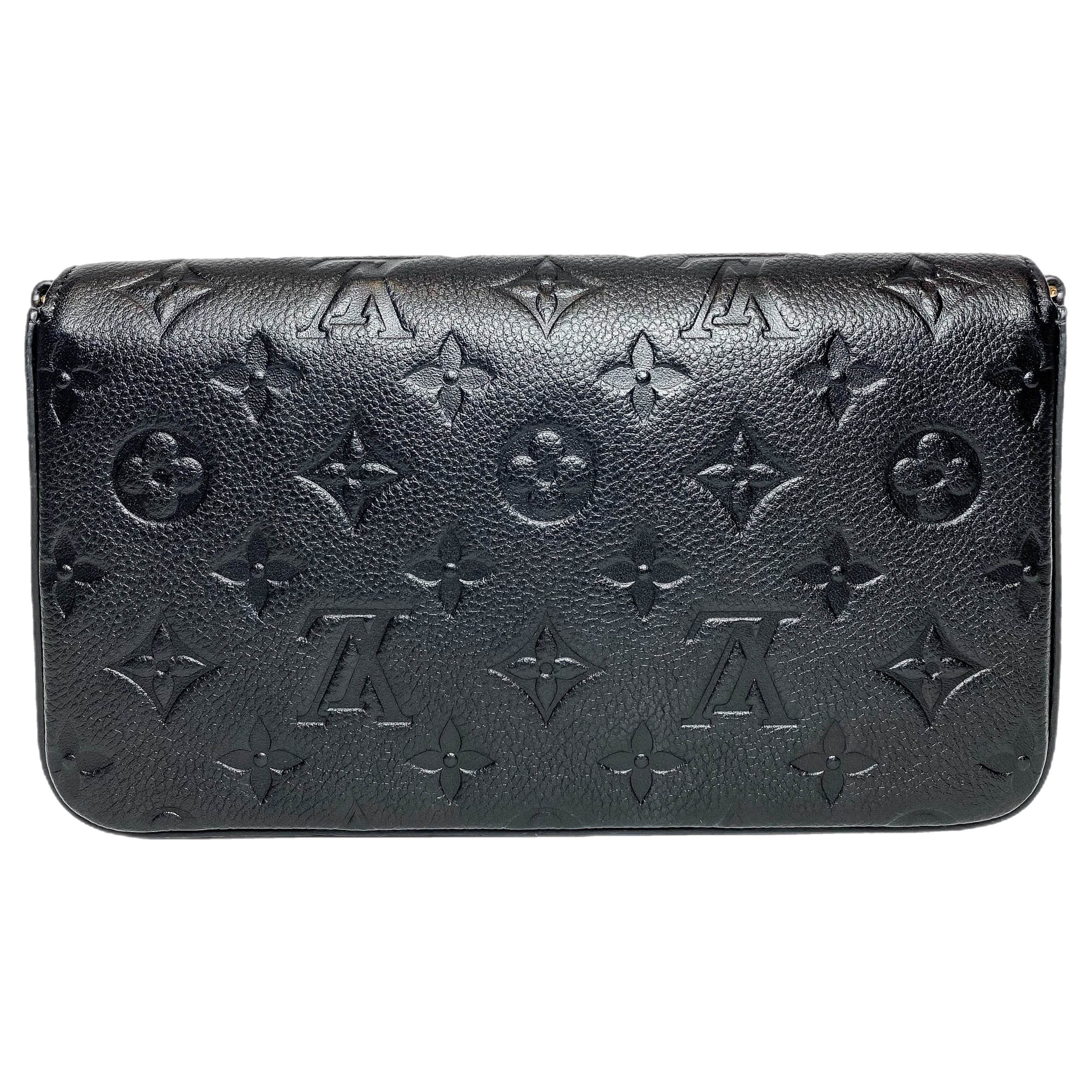 Louis Vuitton Black Empriente Monogram Felicie Pochette