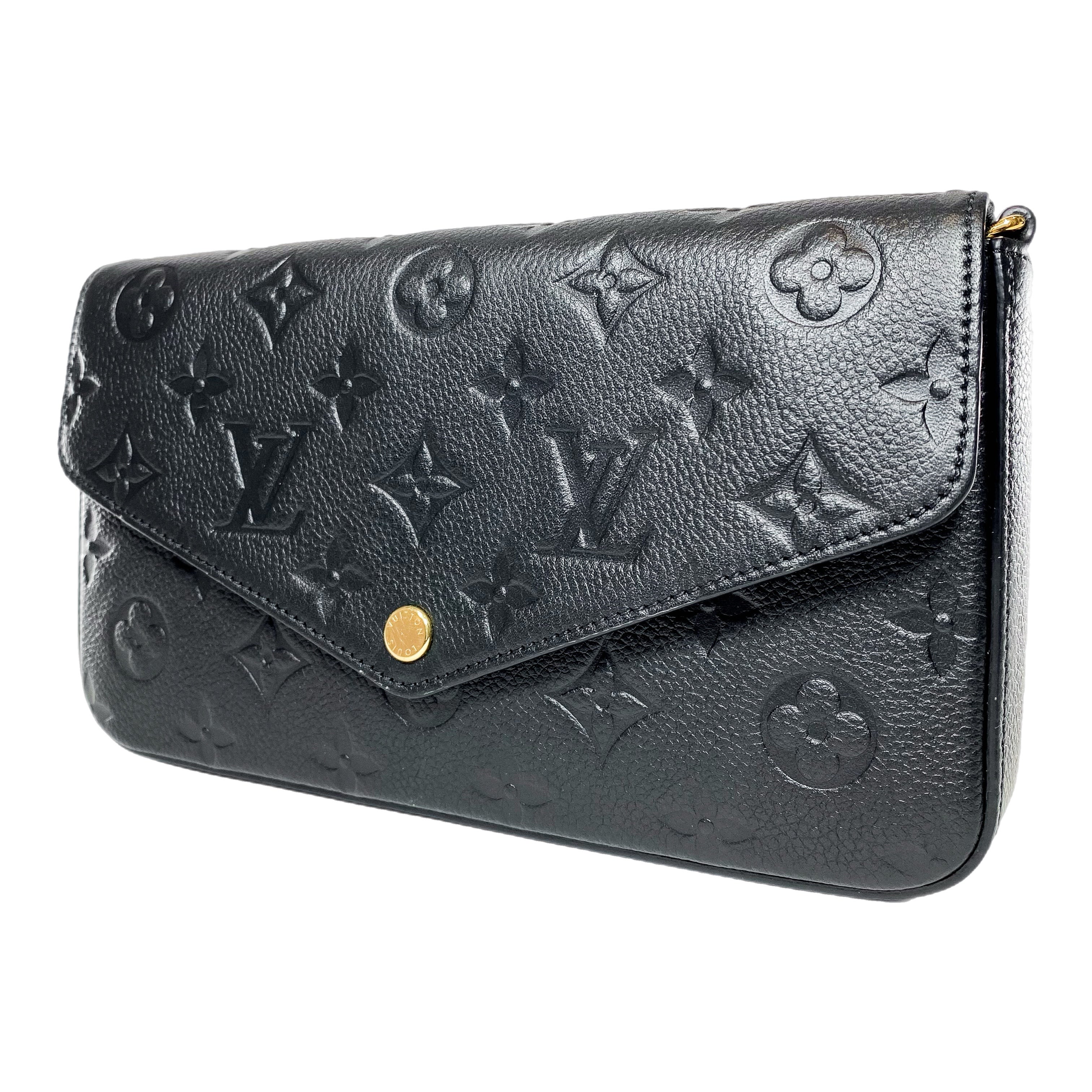 Louis Vuitton Black Empriente Monogram Felicie Pochette