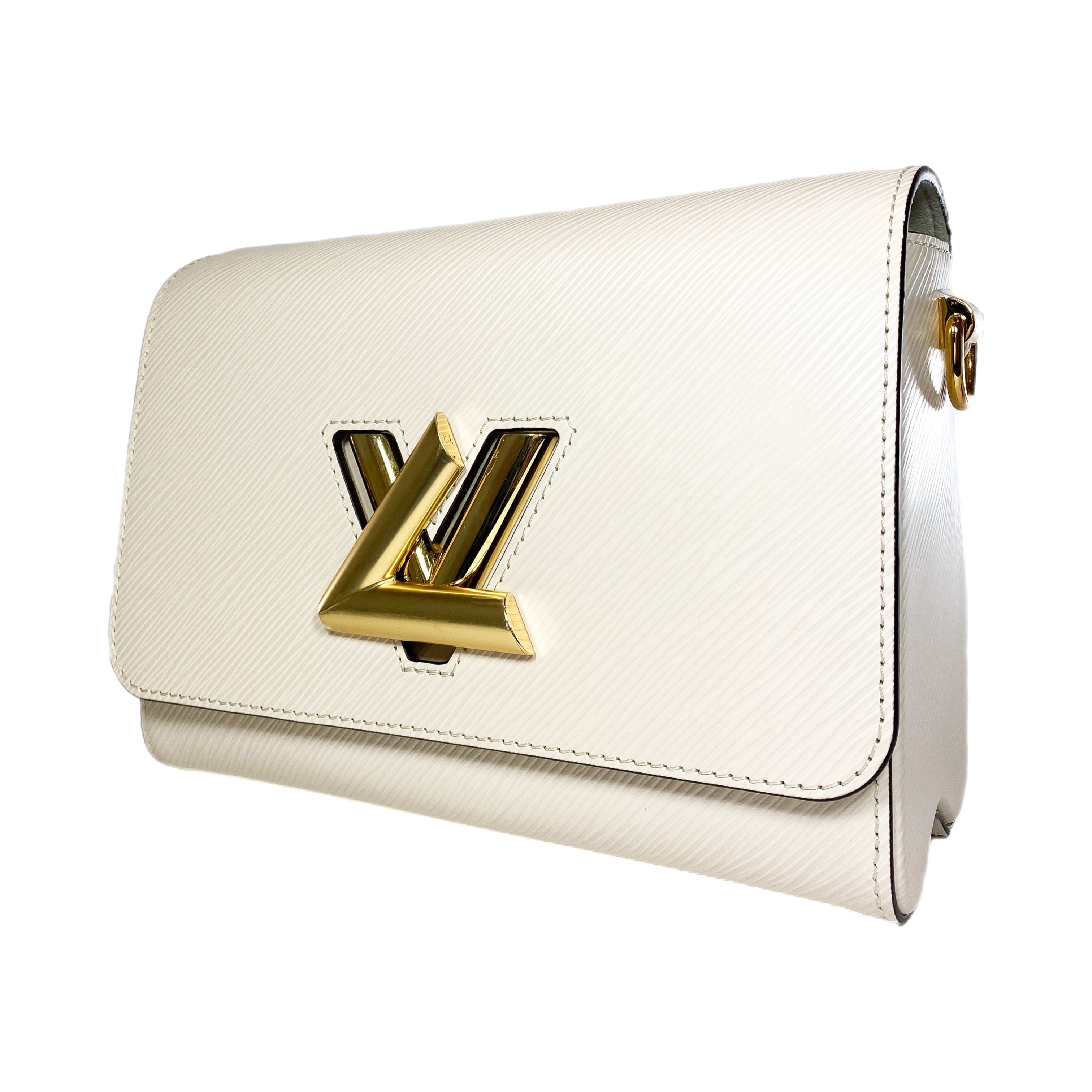 Louis Vuitton Quartz White Epi Twist Shoulder Bag