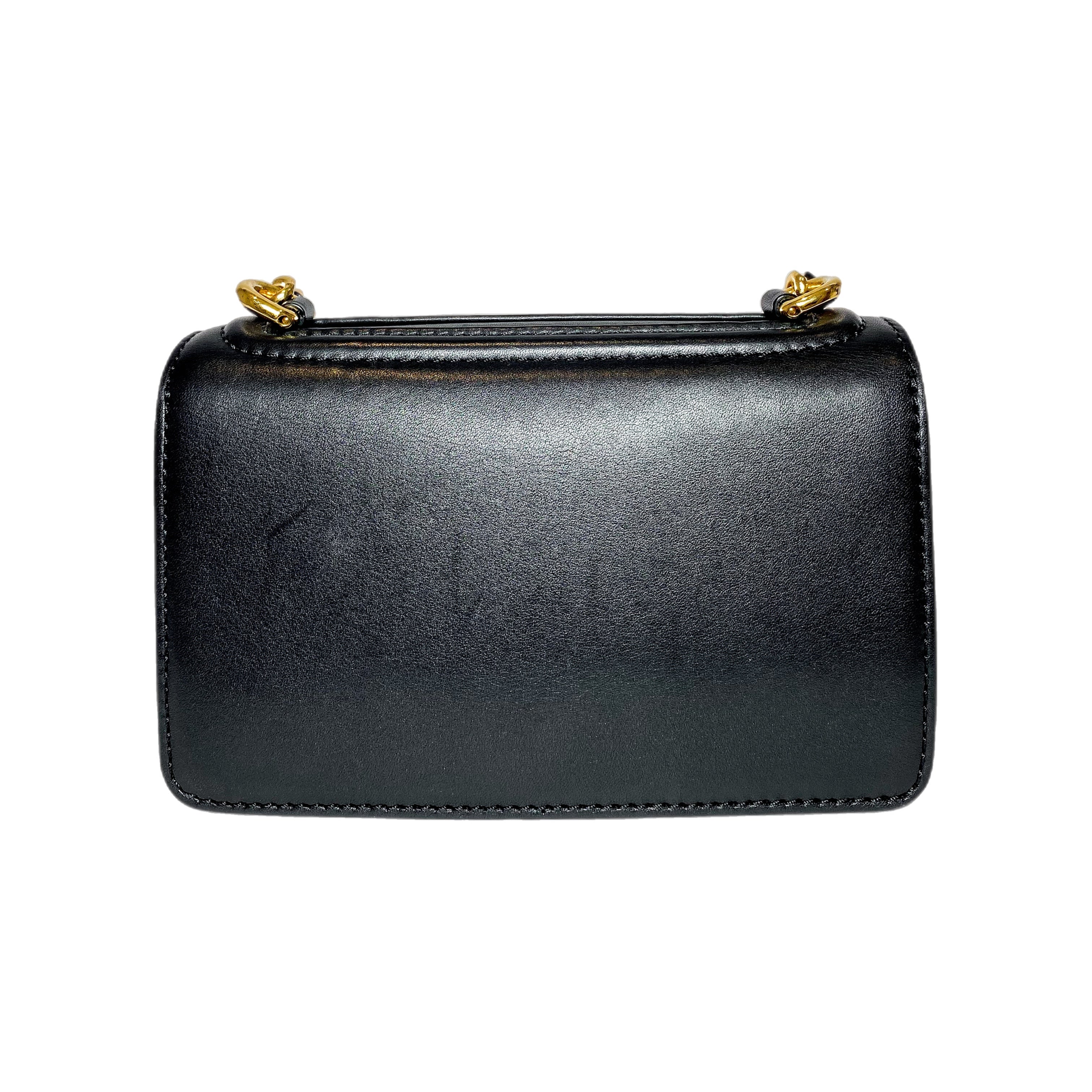 Moschino Black Make Your Mark Shoulder Bag