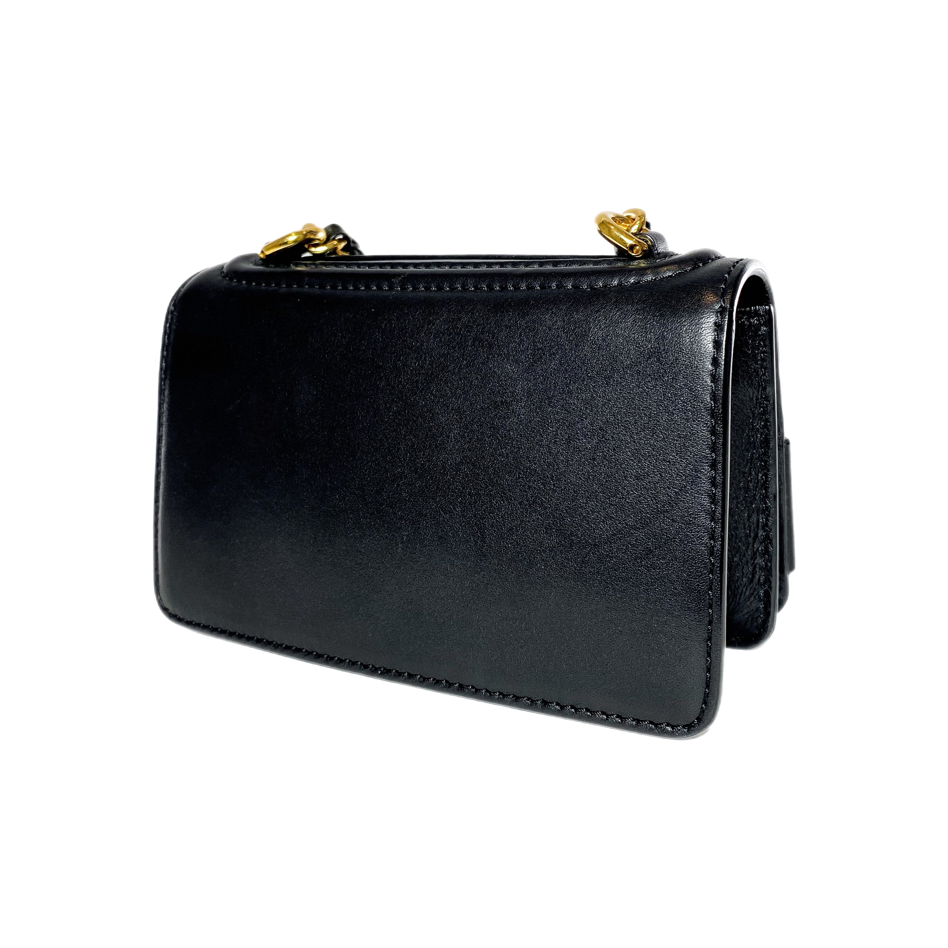 Moschino Black Make Your Mark Shoulder Bag