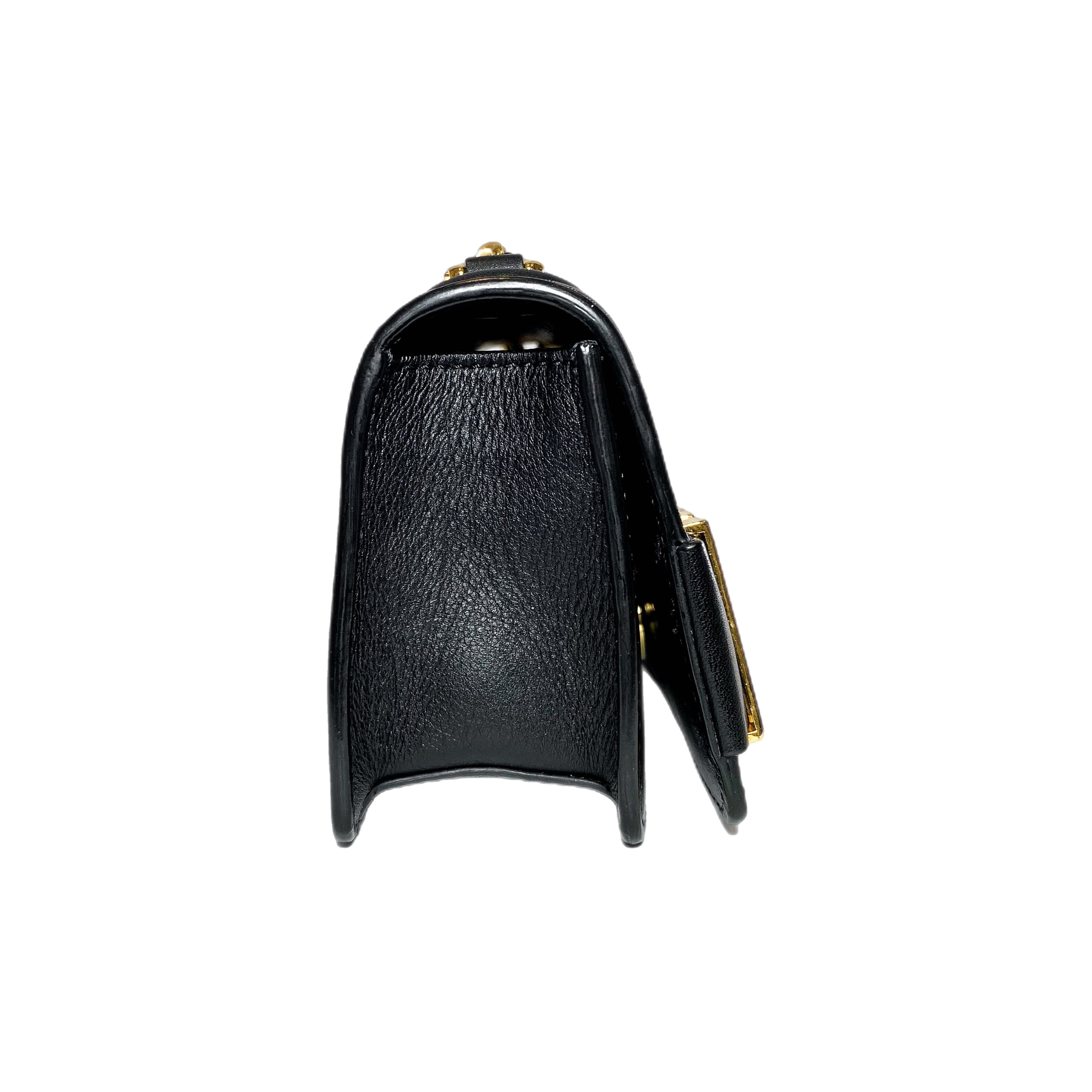 Moschino Black Make Your Mark Shoulder Bag