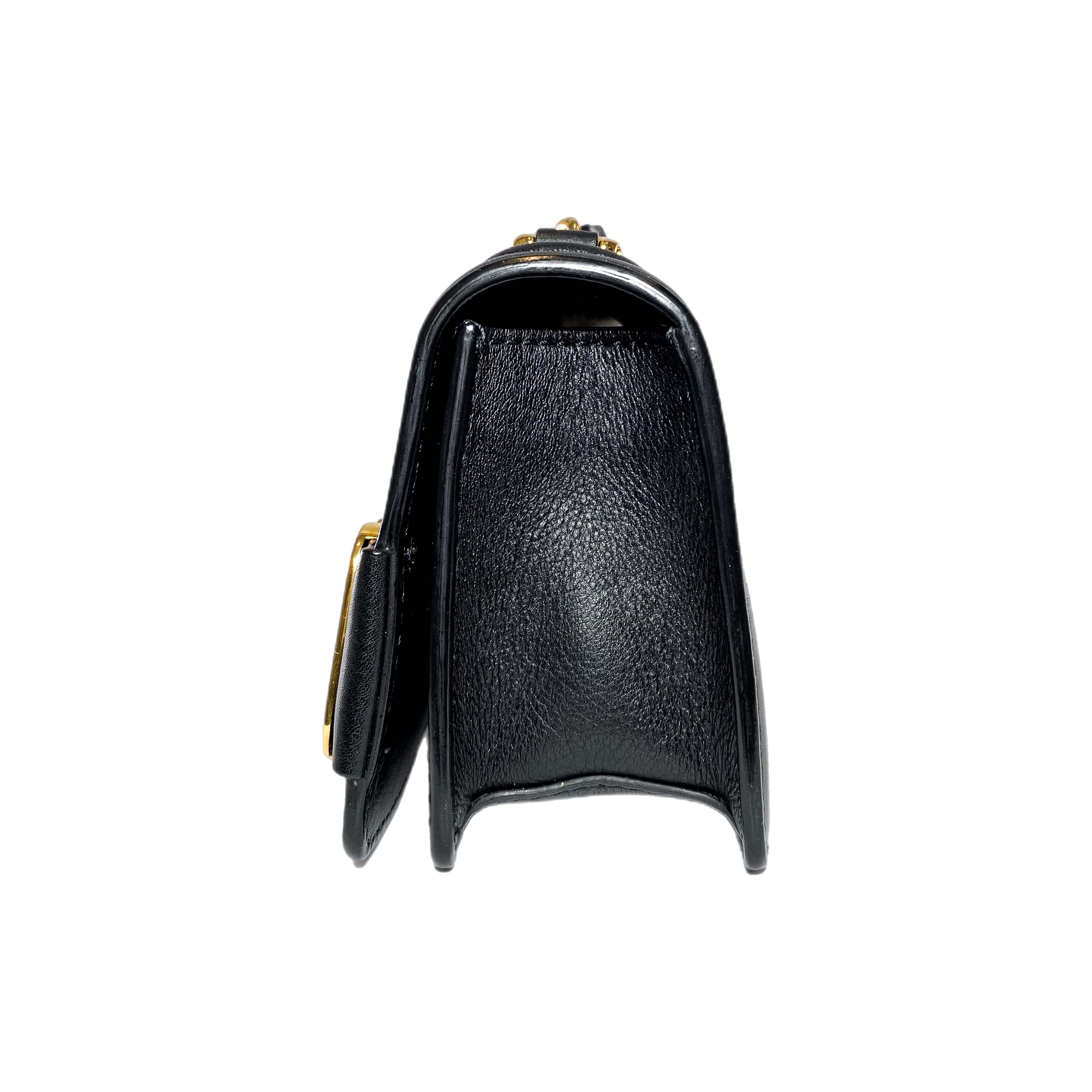 Moschino Black Make Your Mark Shoulder Bag