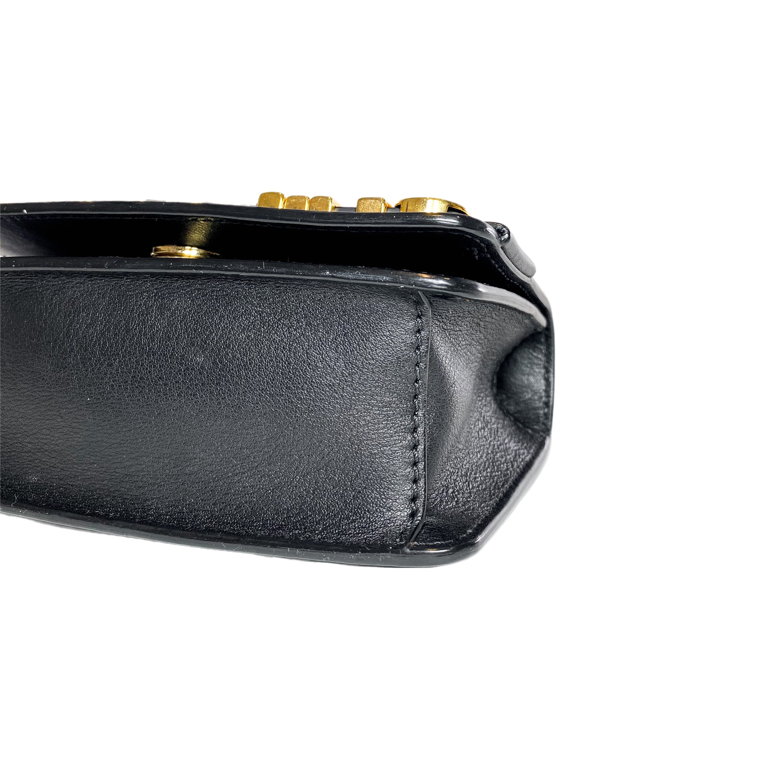 Moschino Black Make Your Mark Shoulder Bag