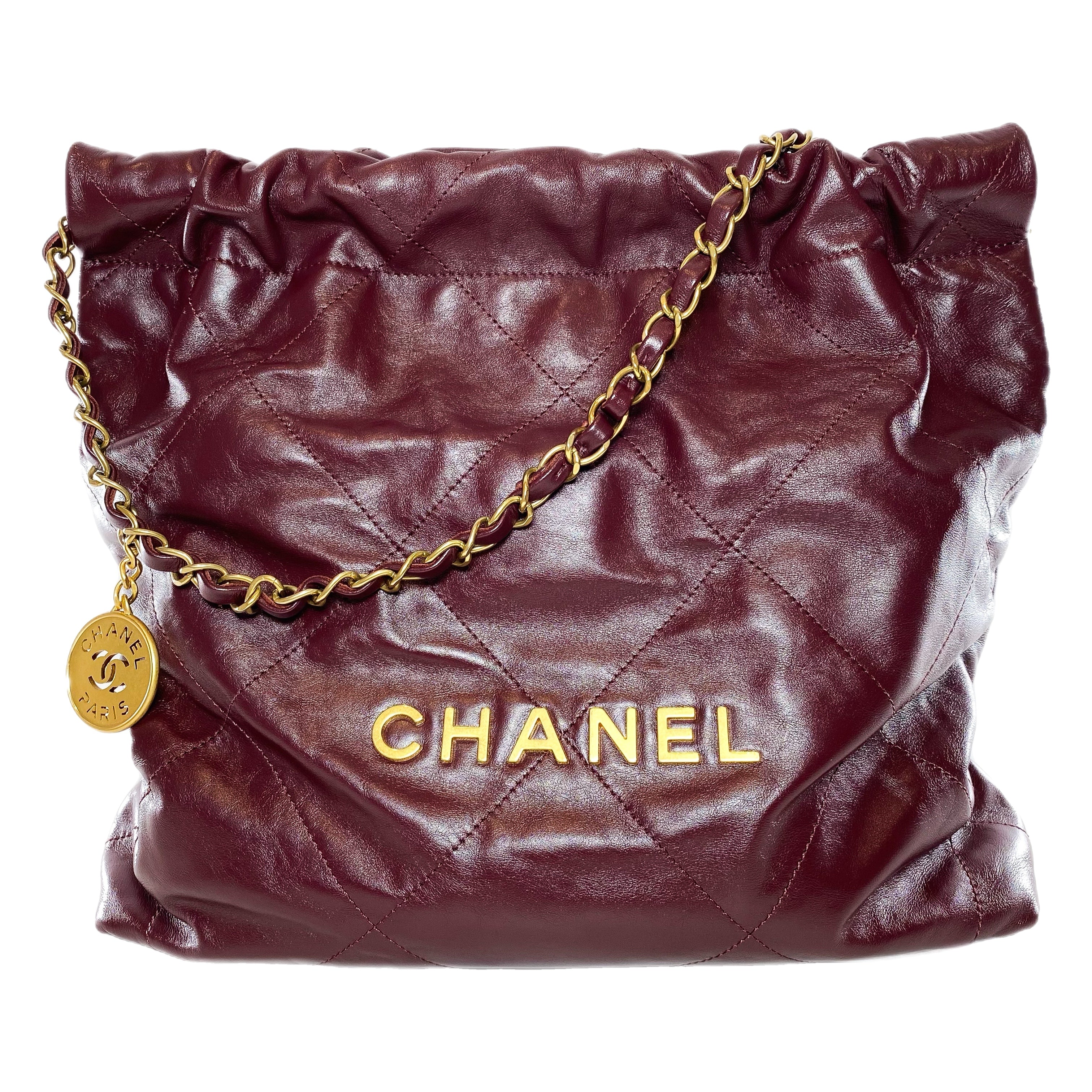 Chanel 22 Small Burgundy