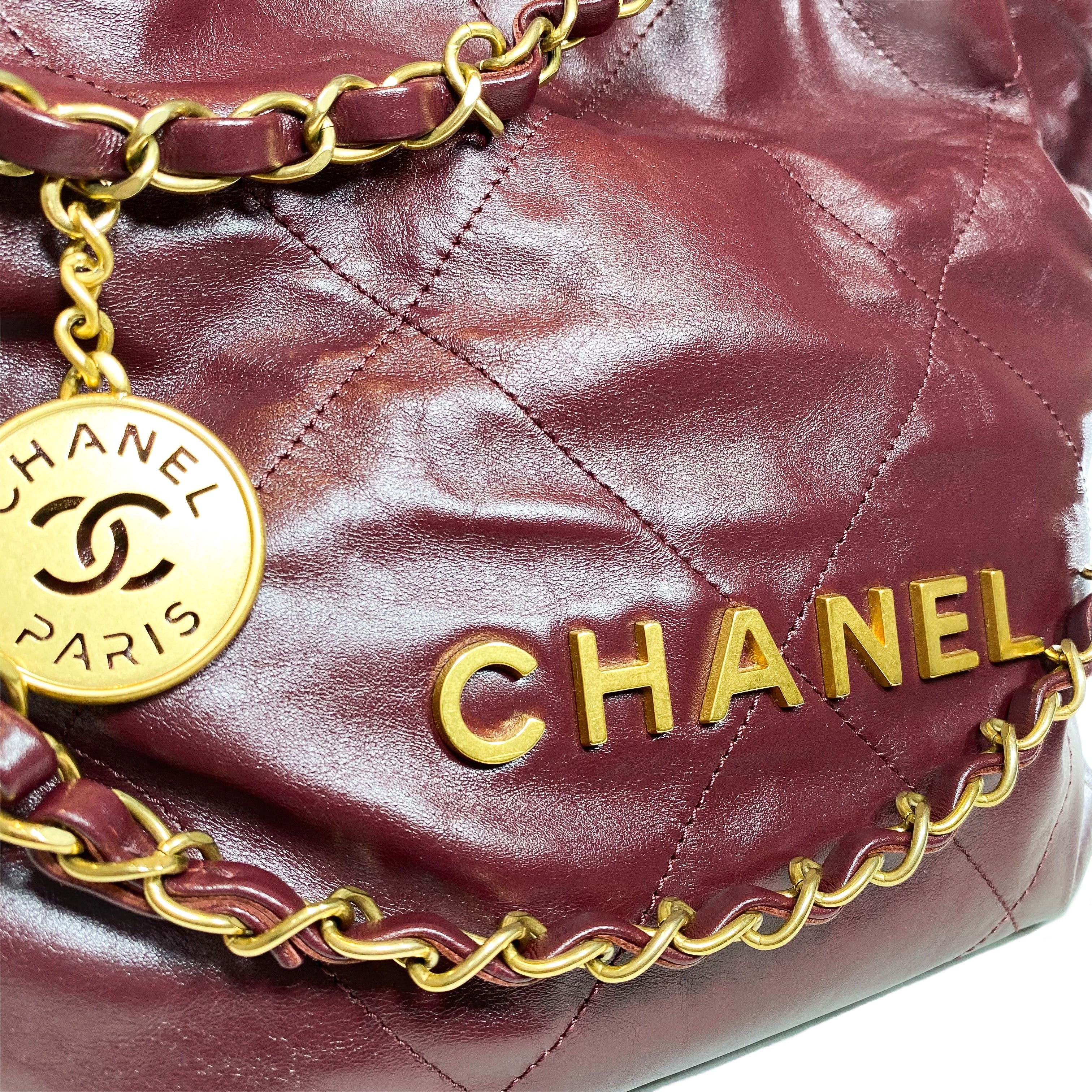 Chanel 22 Small Burgundy