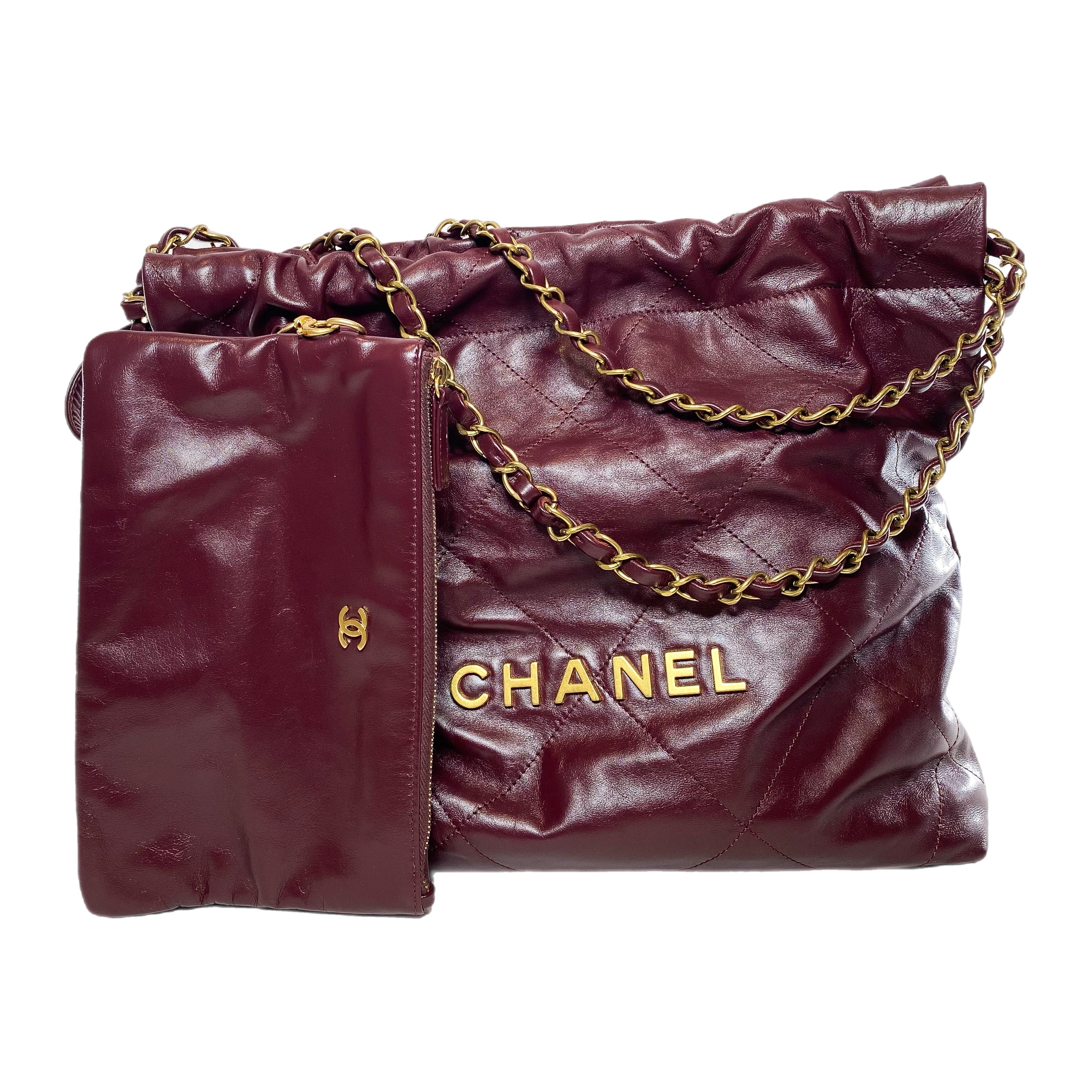 Chanel 22 Small Burgundy