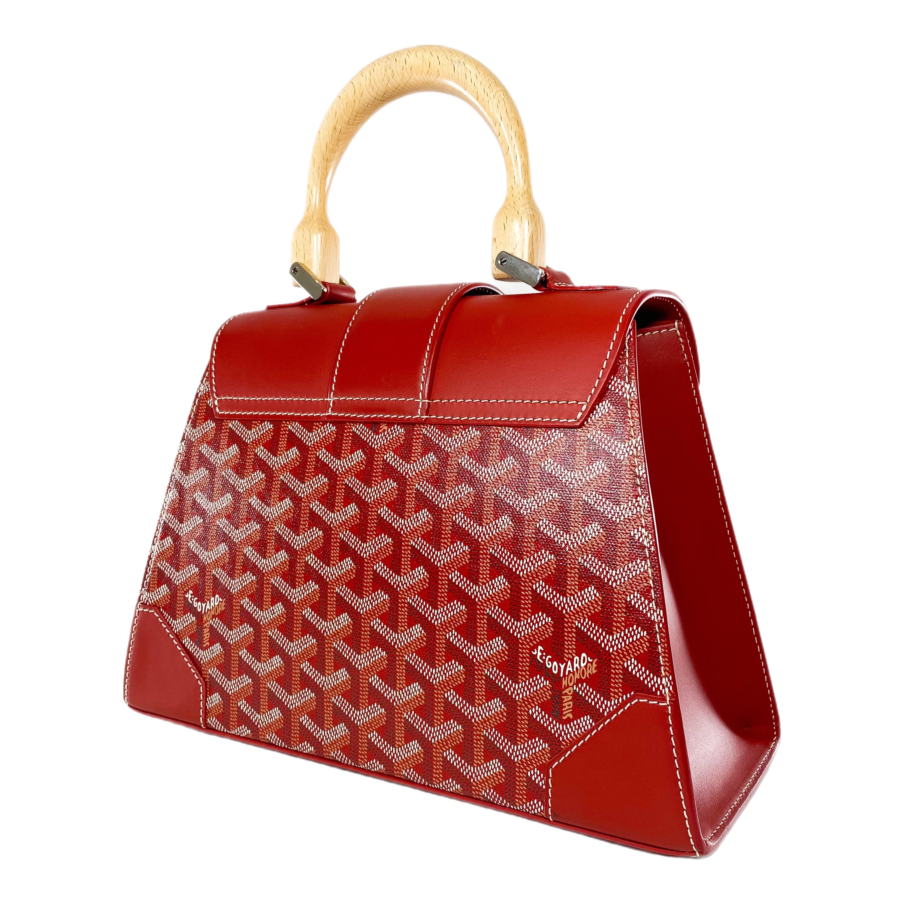 Goyard Red Saigon Top Handle PM