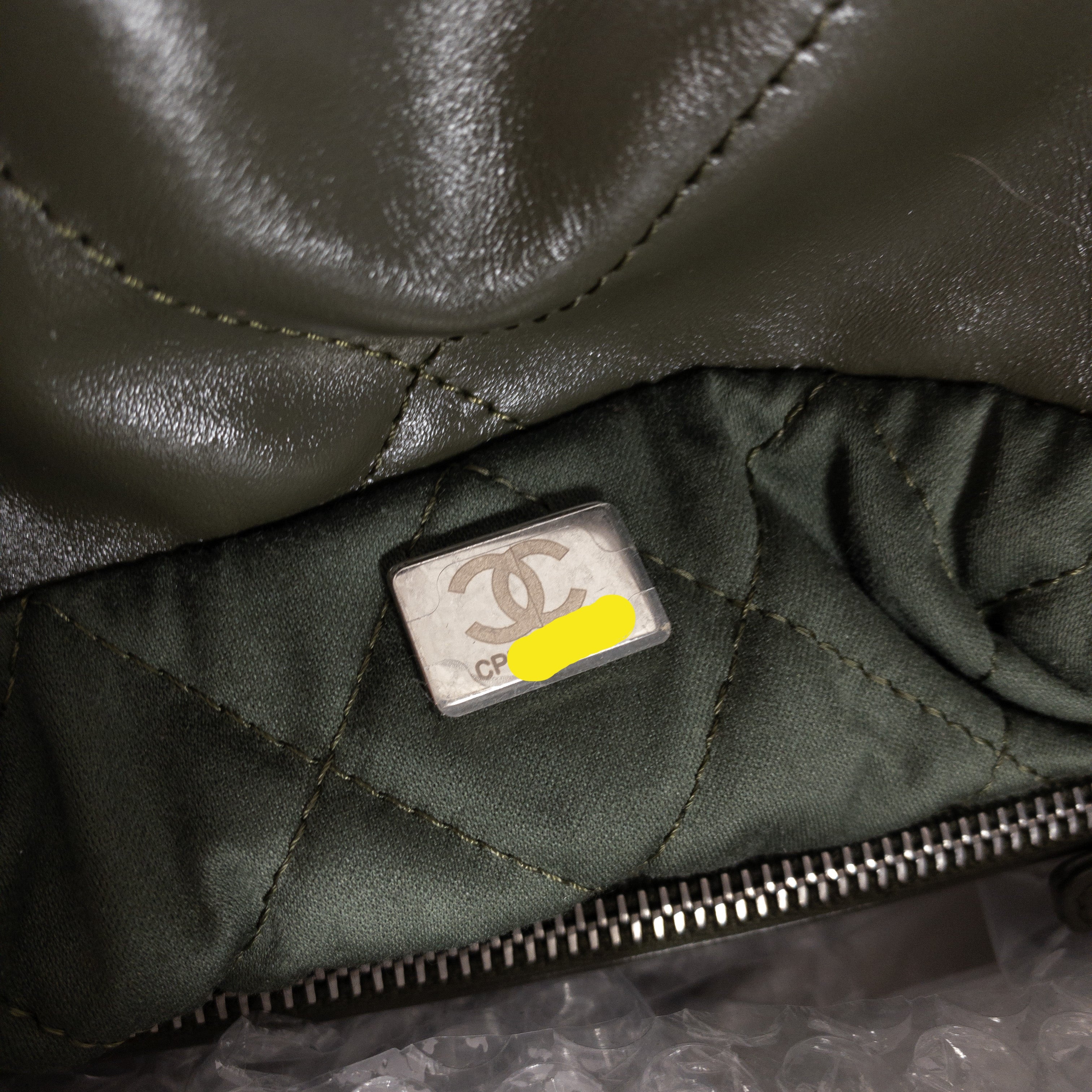 Chanel Green Medium 22 Hobo