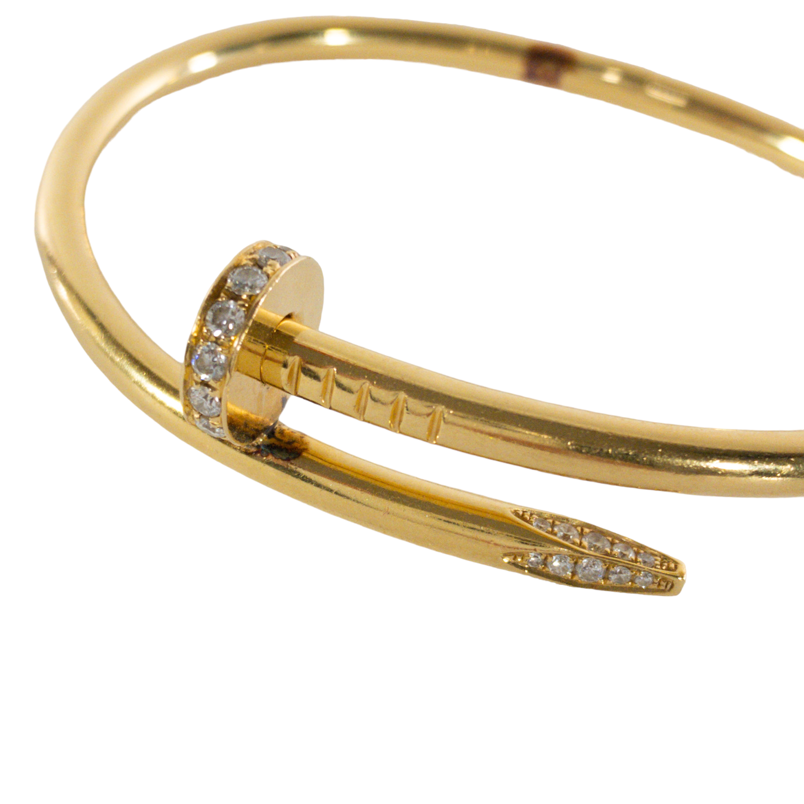 Cartier Yellow Gold Juste un Clou Diamond Bracelet