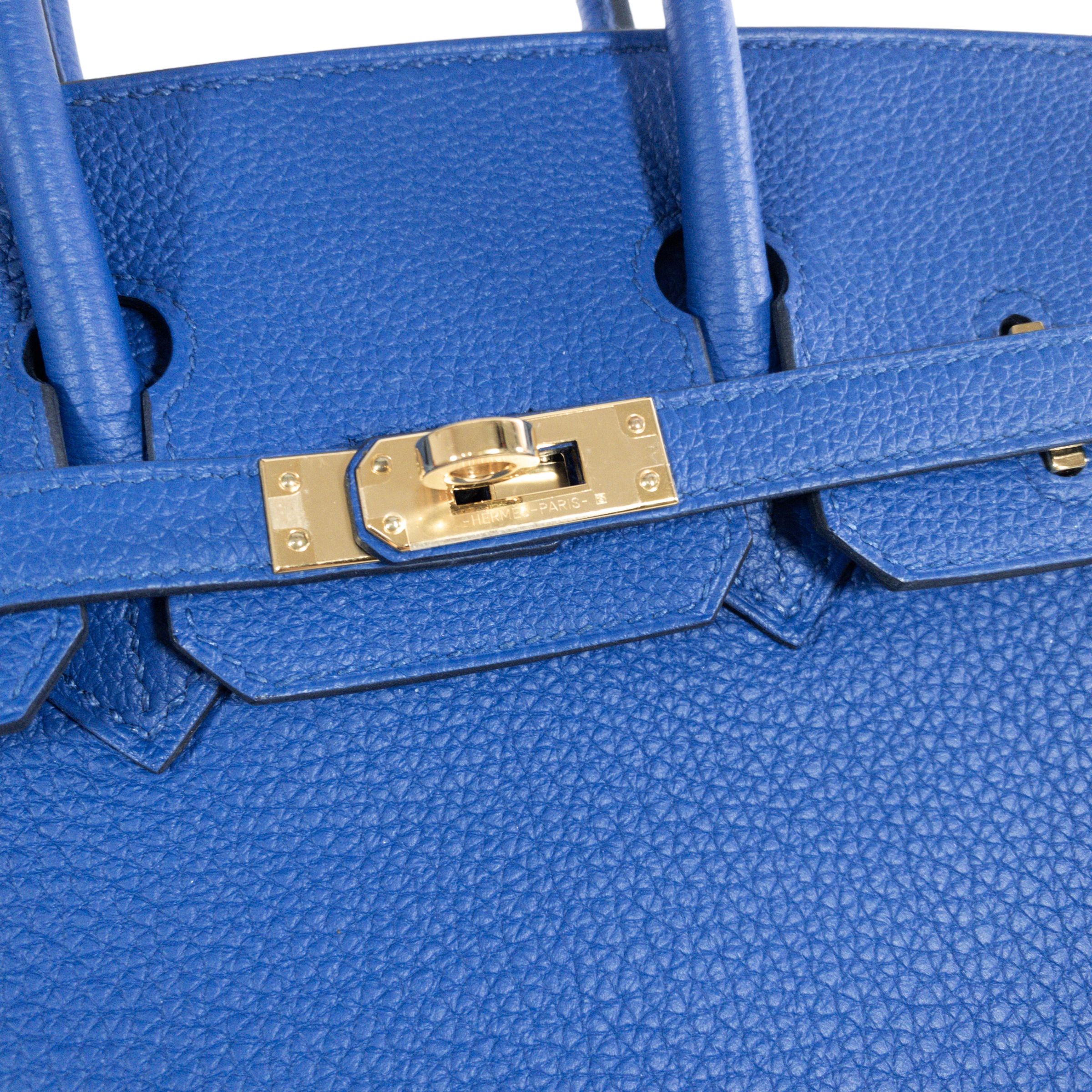 Hermes Birkin 25 Blue France GHW