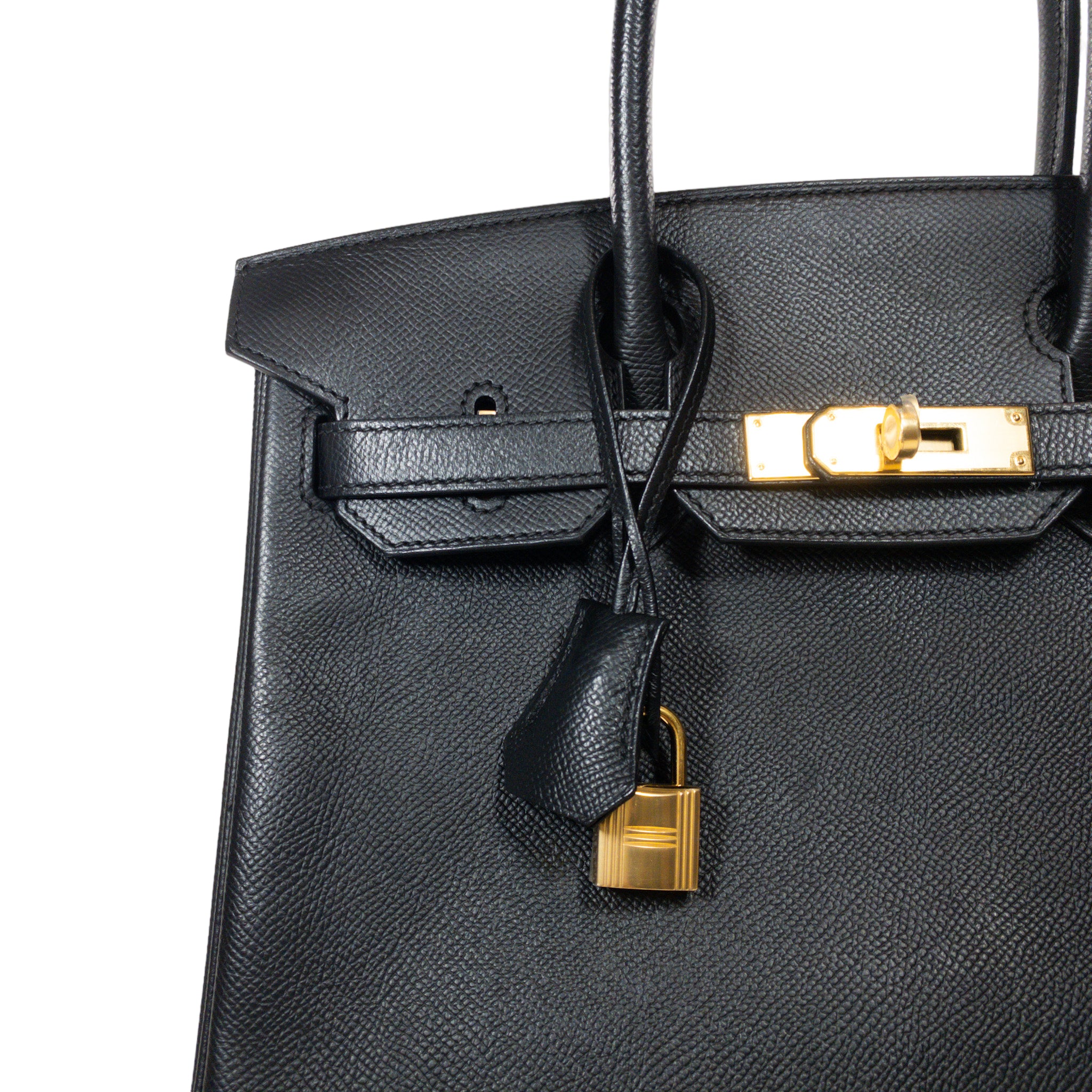 Hermes Birkin Bag 35cm Black Epsom Gold Hardware