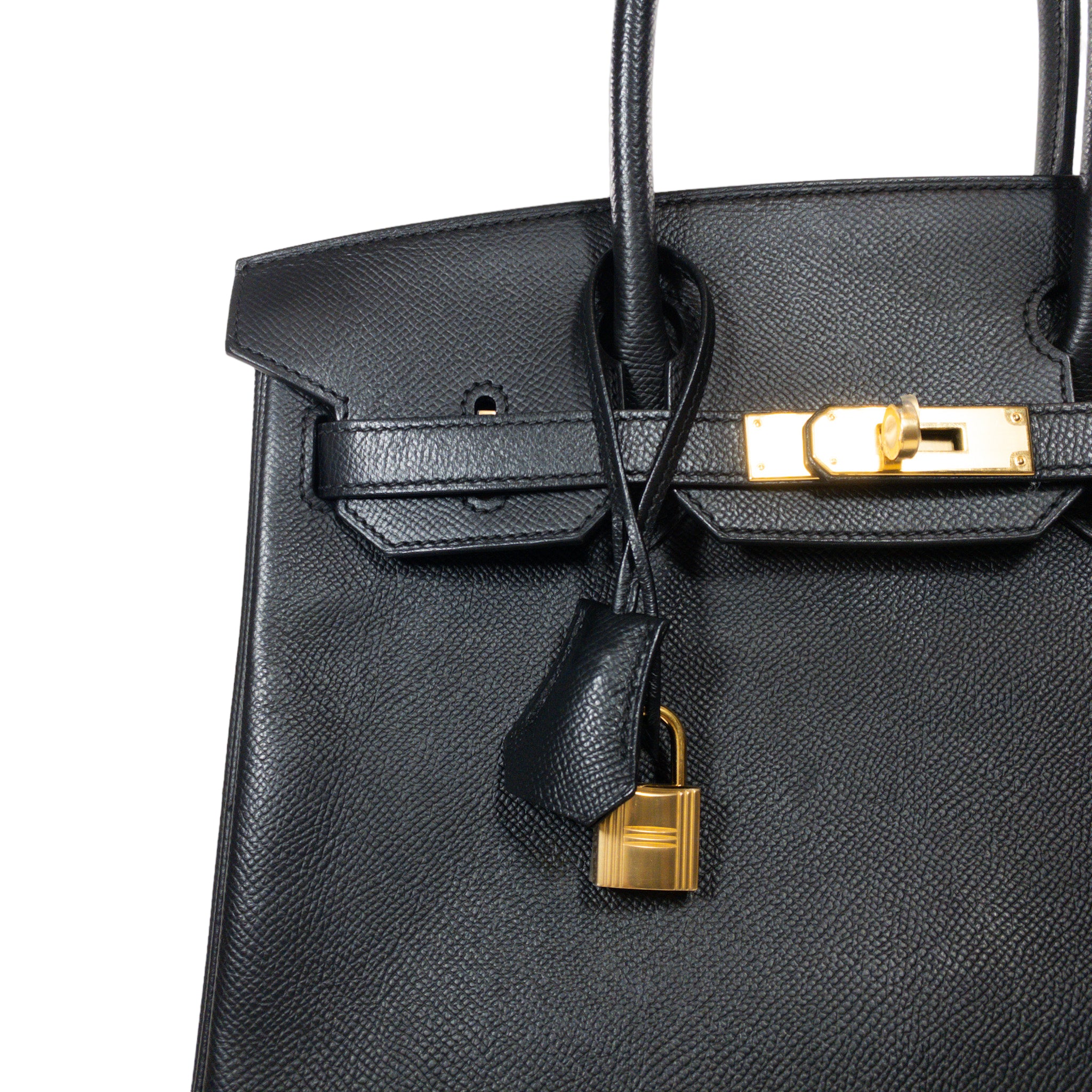 Hermes Black Epsom Birkin 30 GHW