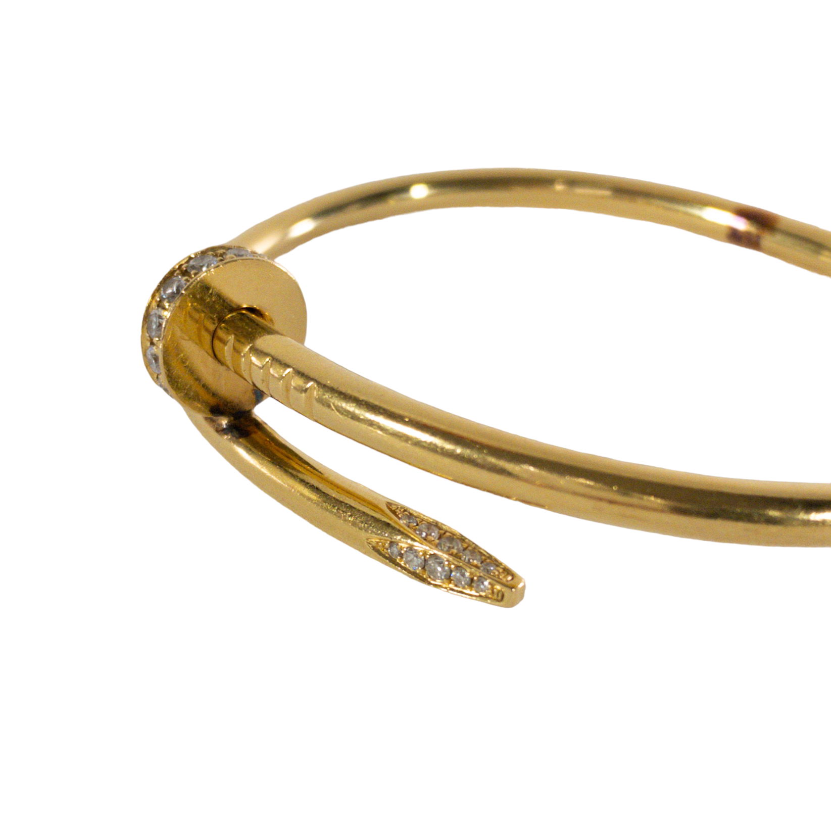 Cartier Yellow Gold Juste un Clou Diamond Bracelet