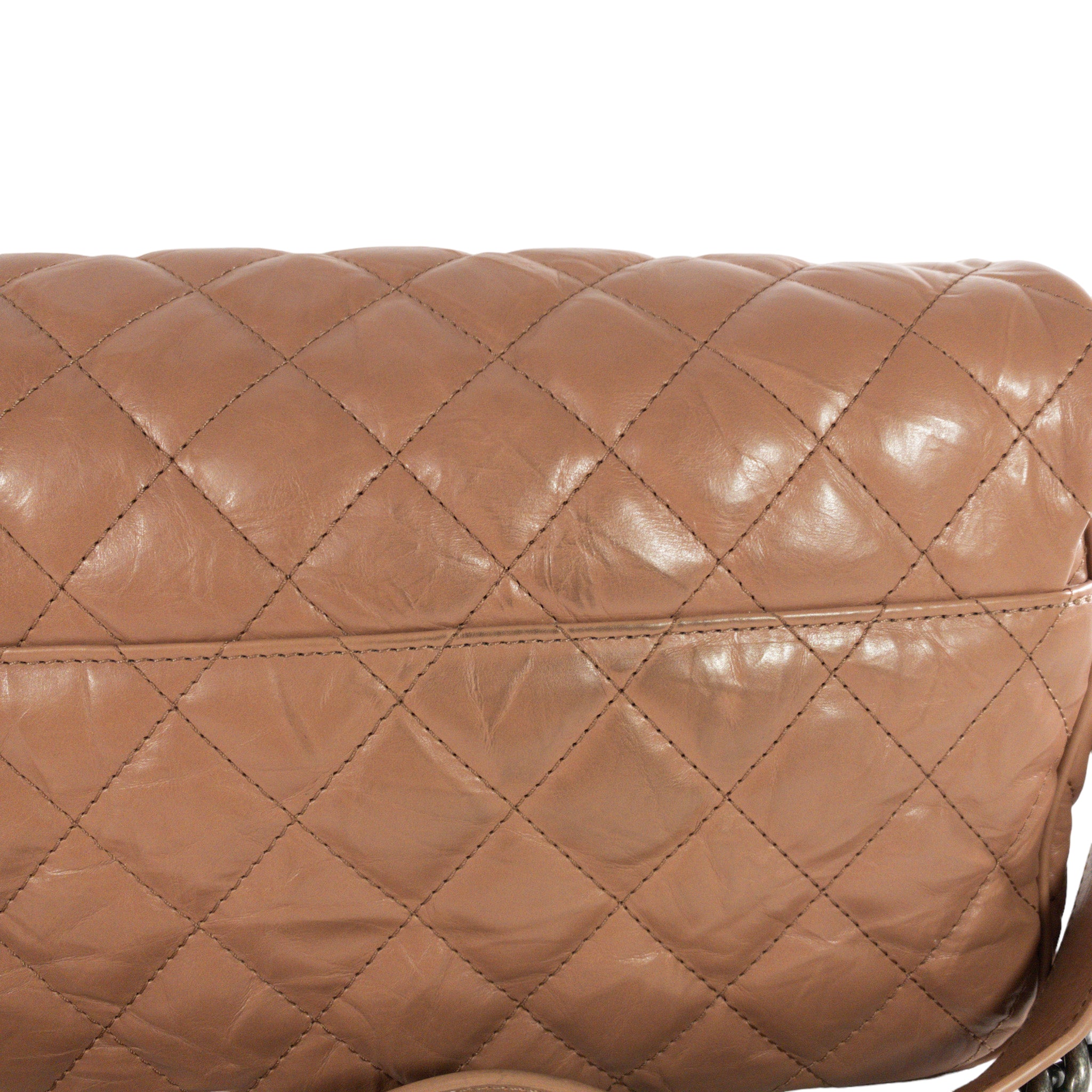 Chanel Blush Glazed Leather Large Flap