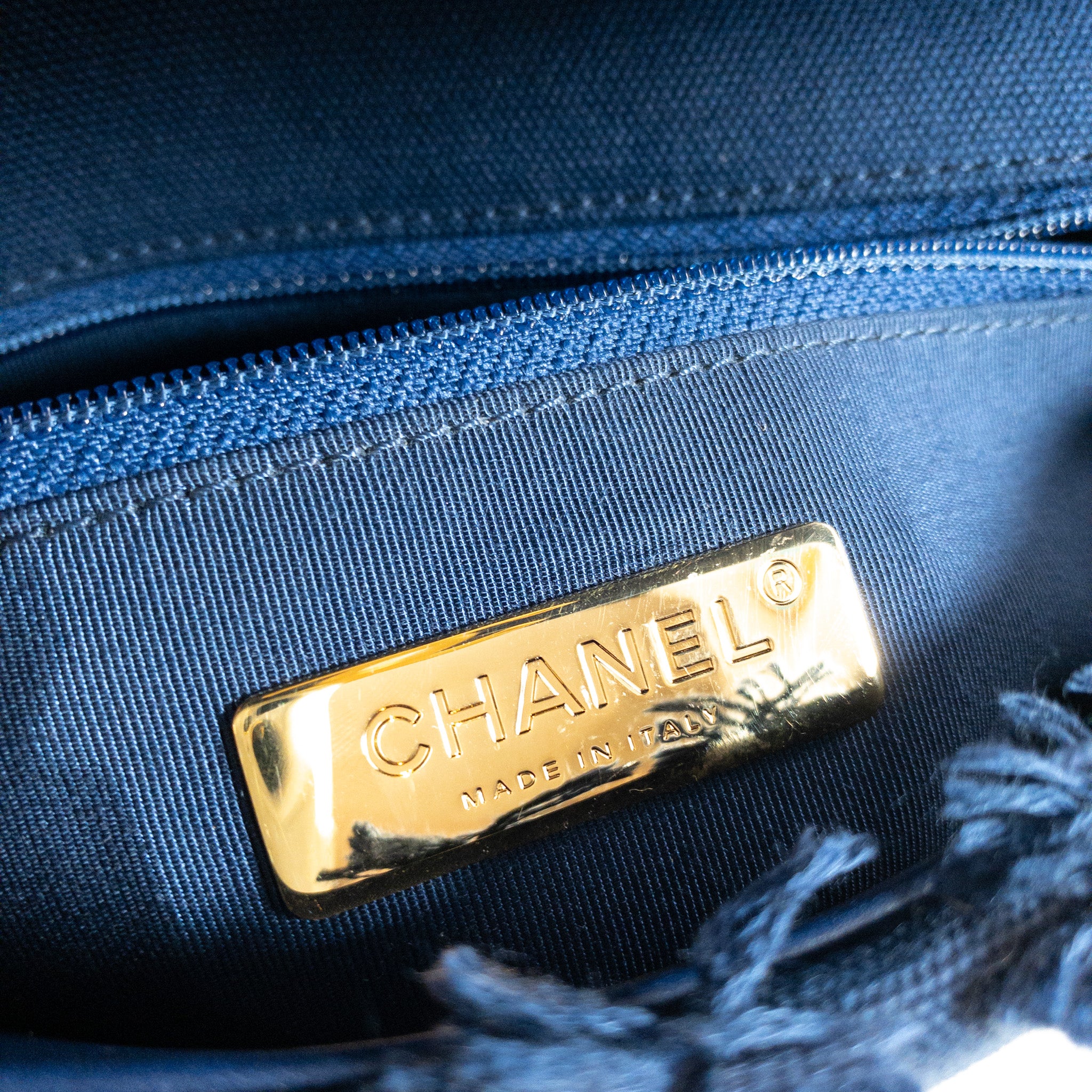 Chanel Limited Edition Coco Logo Canvas Medium Double Flap Black with Gold  - Luxury In Reach