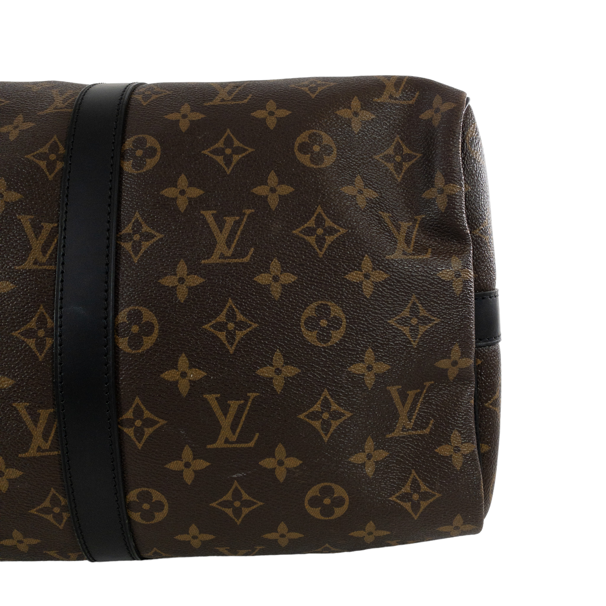 Louis Vuitton Keepall Bandouliere Monogram Macassar 45 Brown/Black for Men