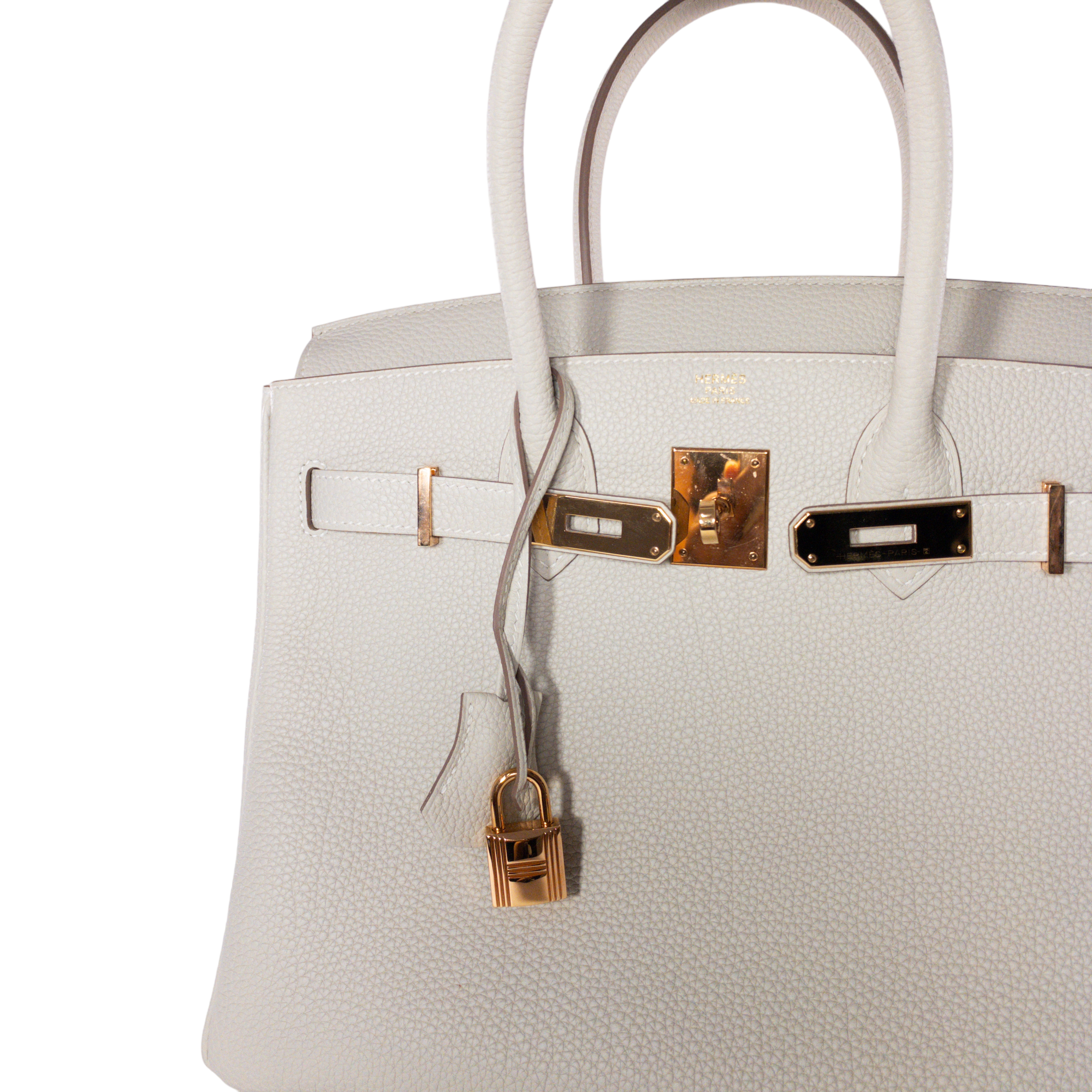 Hermes Craie Togo Birkin 30 RGHW