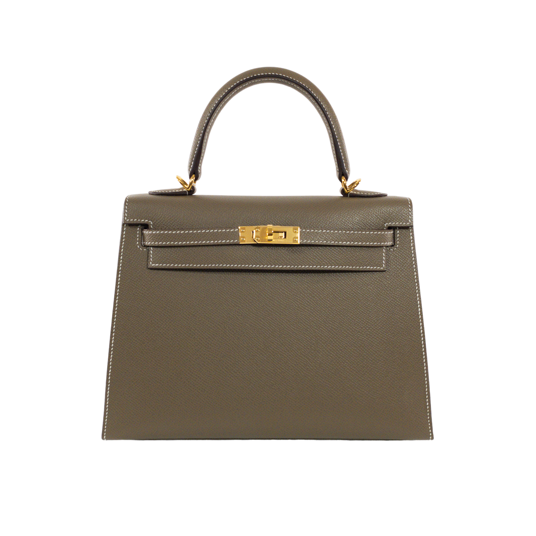 Hermes Etoupe Epsom Kelly 25 Sellier GHW – Consign of the Times ™