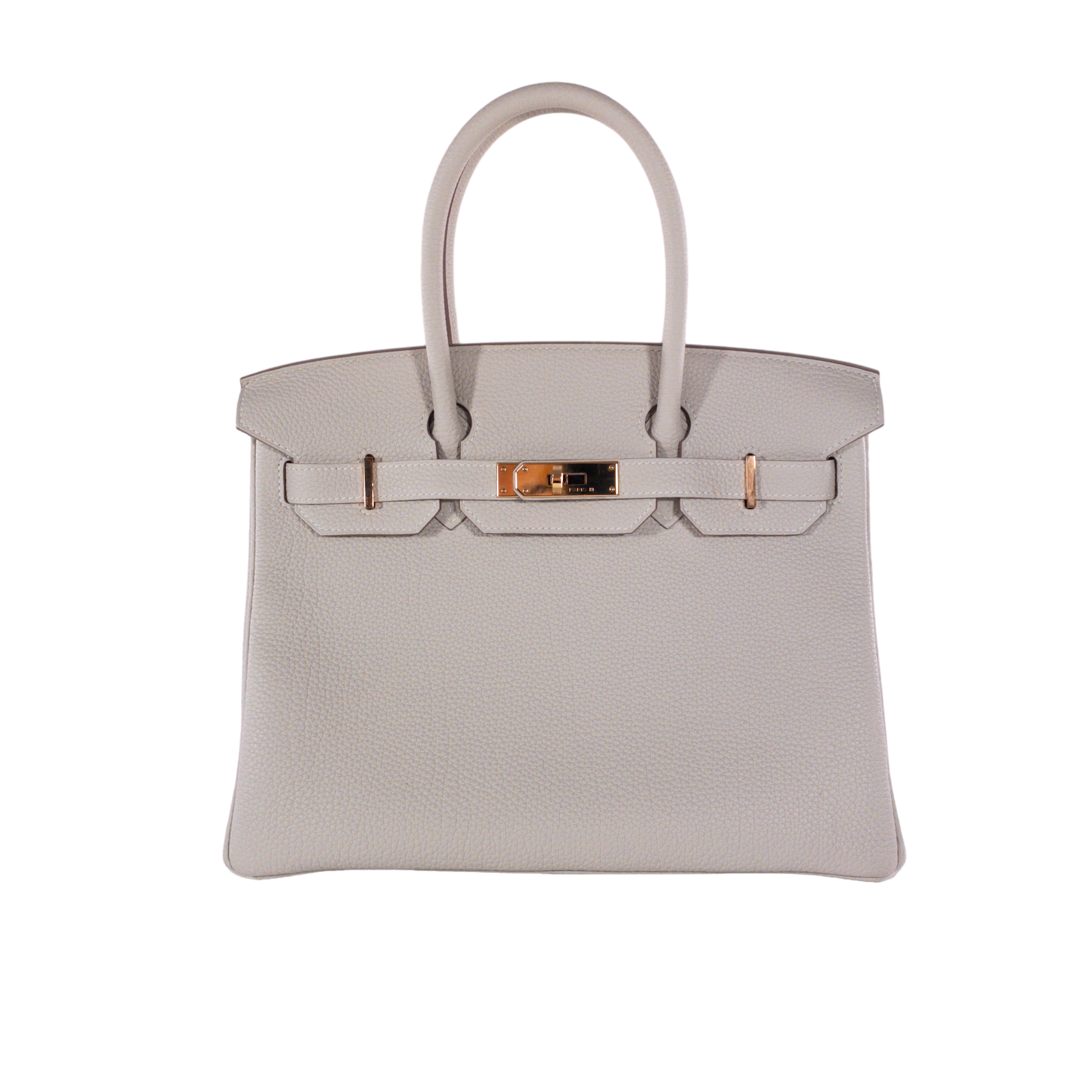 Hermes Craie Togo Birkin 30 RGHW