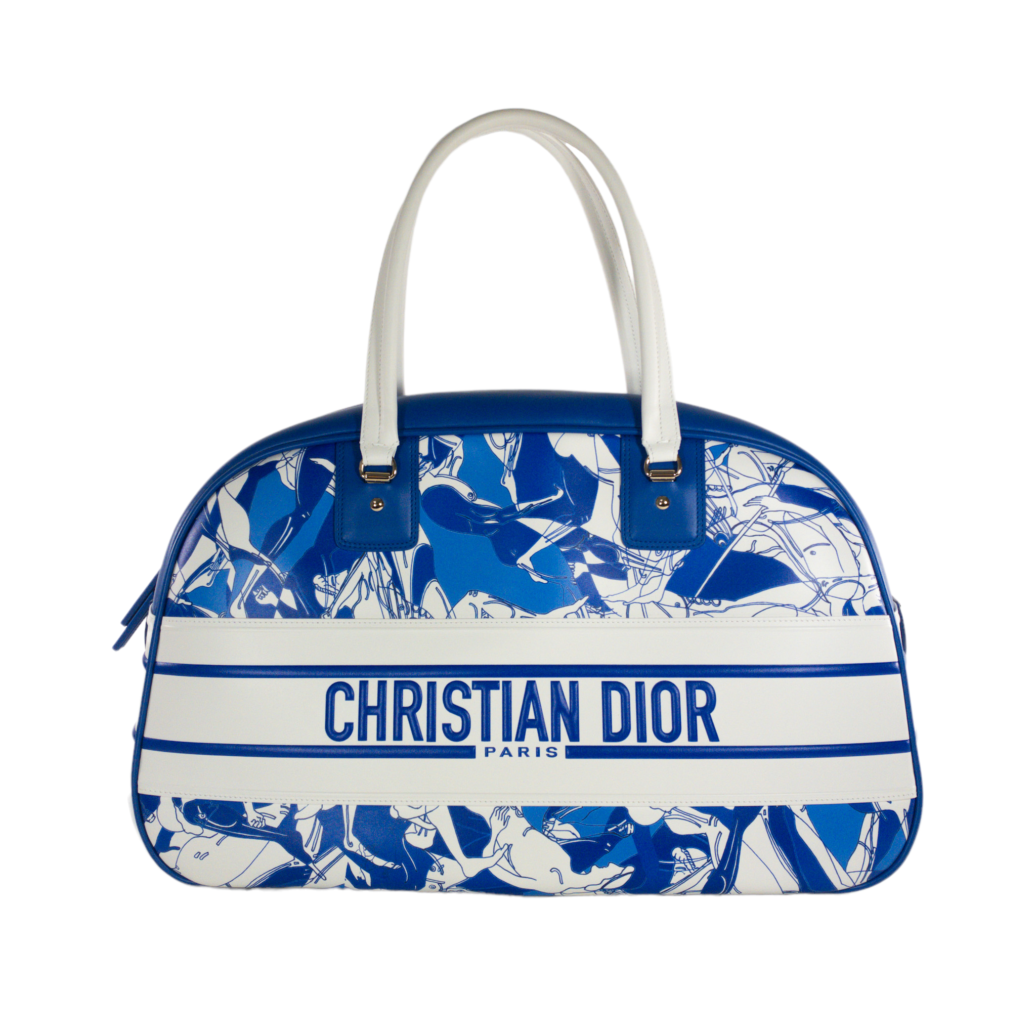 Pre-loved Christian Dior Vintage Trotter Bowling Tote Bag