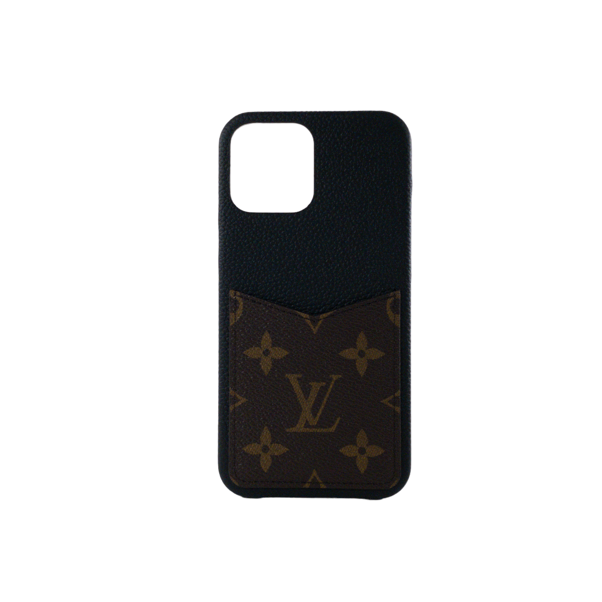 Case for iPhone 12 - Louis Vuitton Black